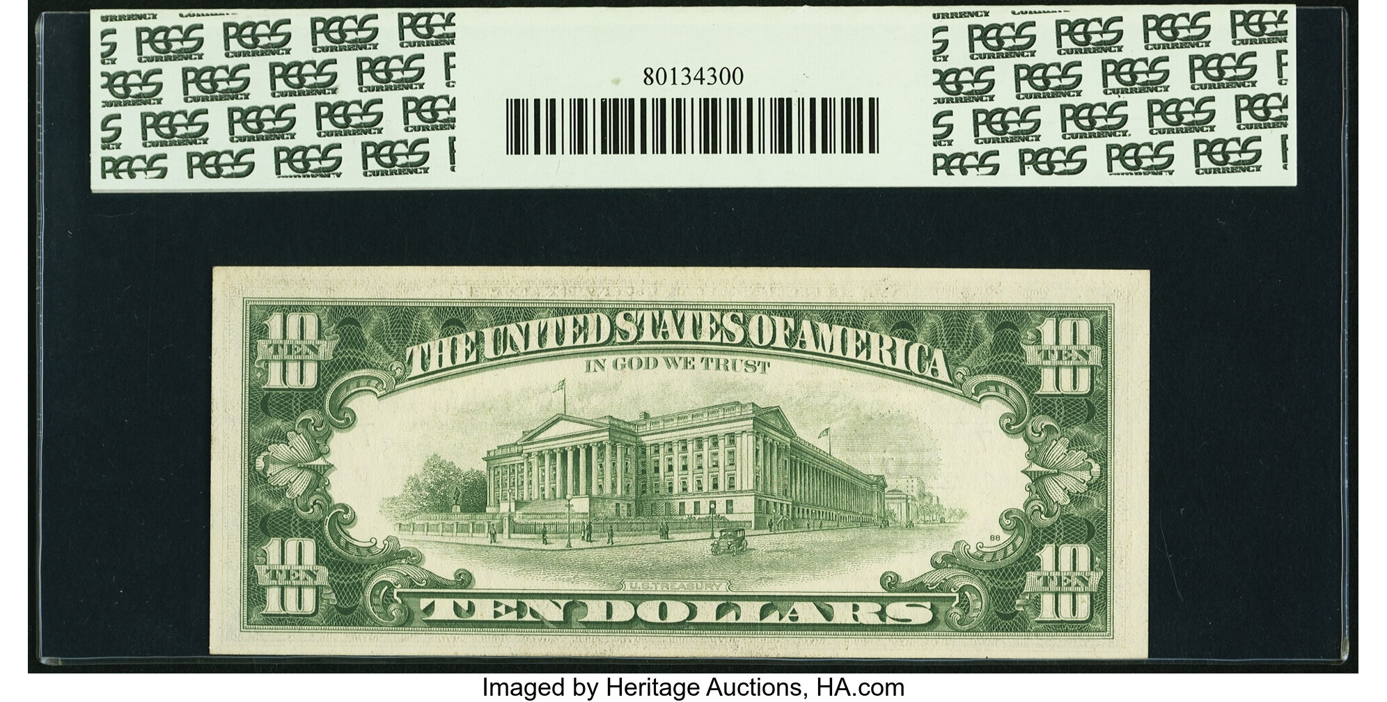 image for: Fr. 2019-G* $10 1969A Federal Reserve Star Note. PCGS Very Choice New 64PPQ....