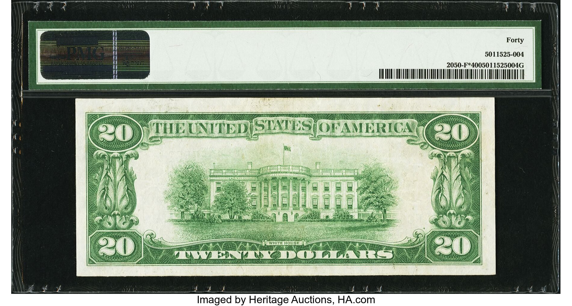 image for: Fr. 2050-F* $20 1928 Federal Reserve Star Note. PMG Extremely Fine 40....