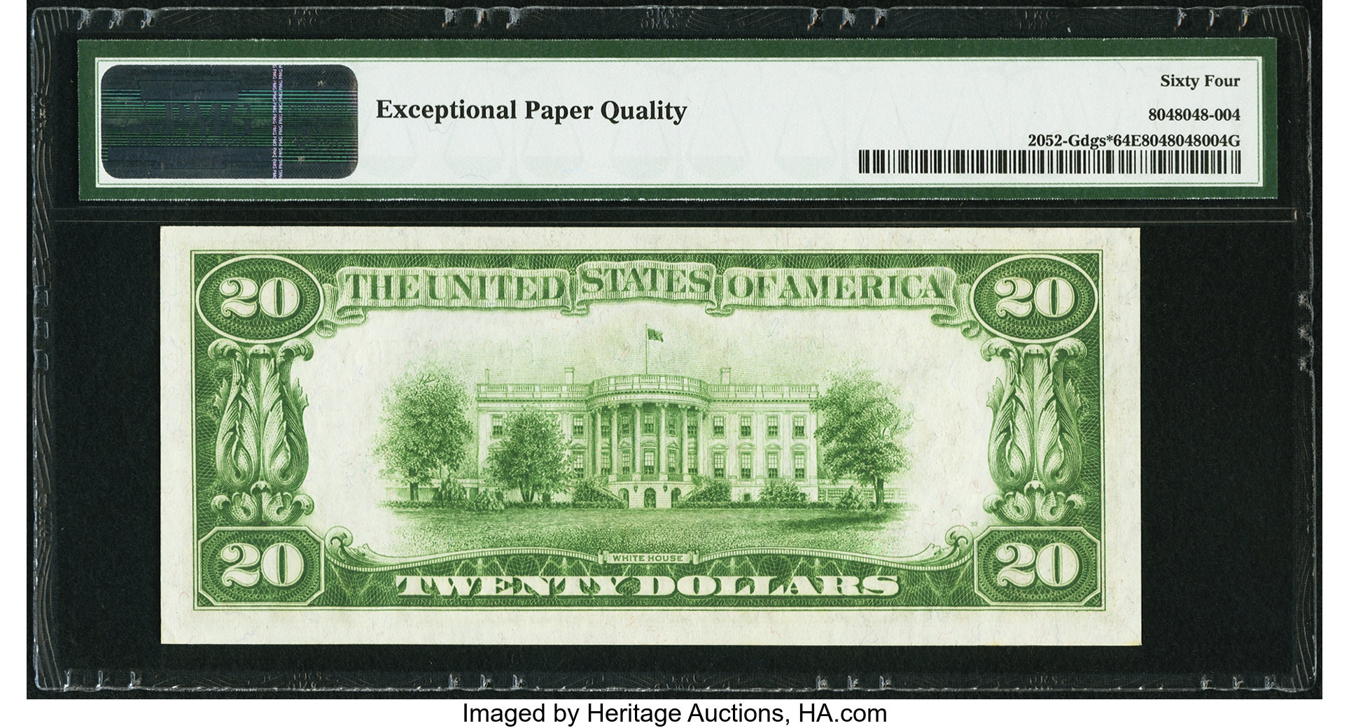 image for: Fr. 2052-G* $20 1928B Federal Reserve Note. PMG Choice Uncirculated 64 EPQ....