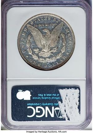 image for: 1894-O $1 AU55 Deep Mirror Prooflike NGC. NGC Census: (1/3). PCGS Population: (0/3). ...