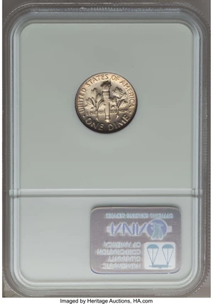image for: 1965 10C SMS MS69 NGC. NGC Census: (0/0). PCGS Population: (2/0). Mintage 2,360,000. ...