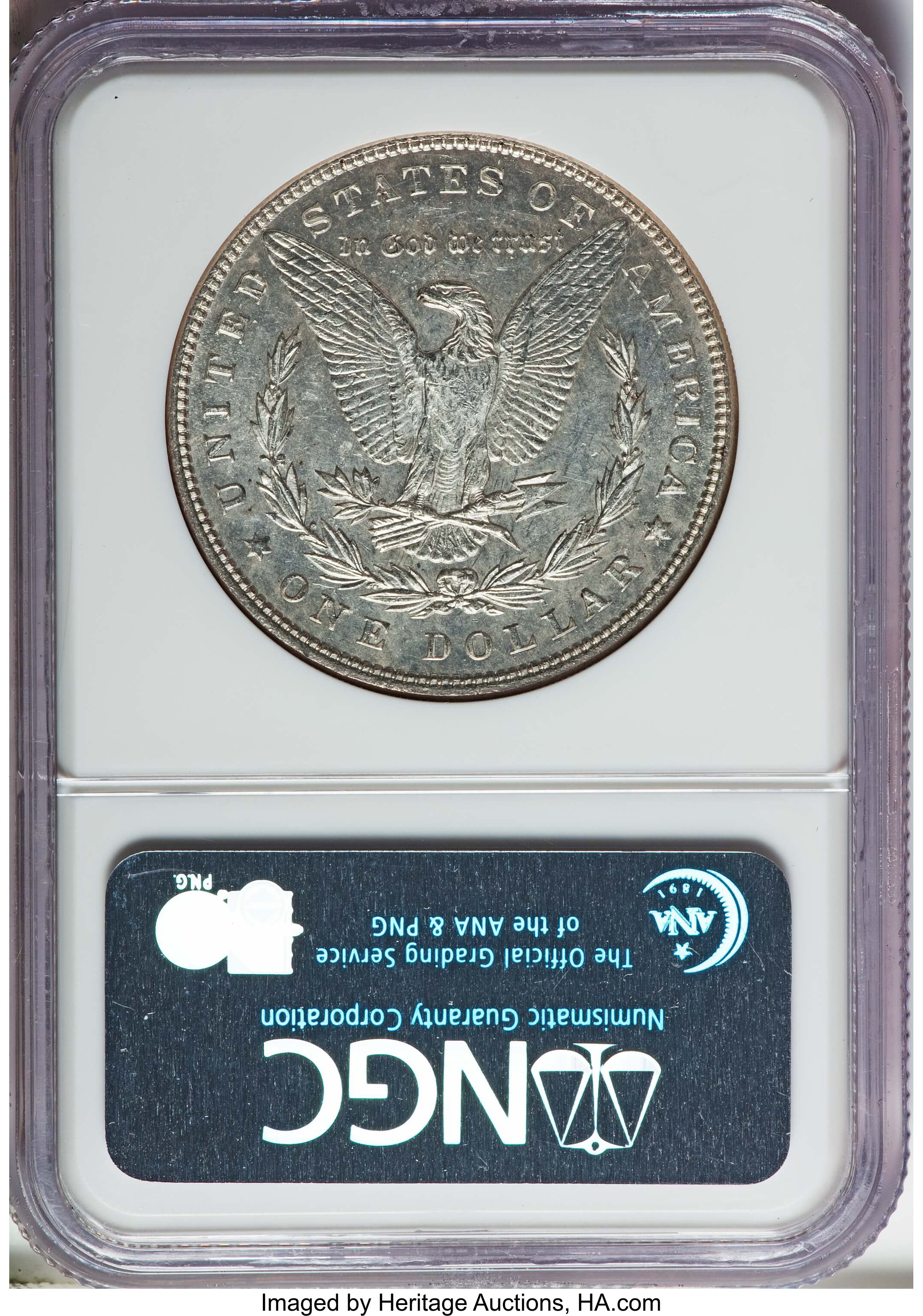 1896 $1  MS PL MS61 PL CAC thumbnail 5