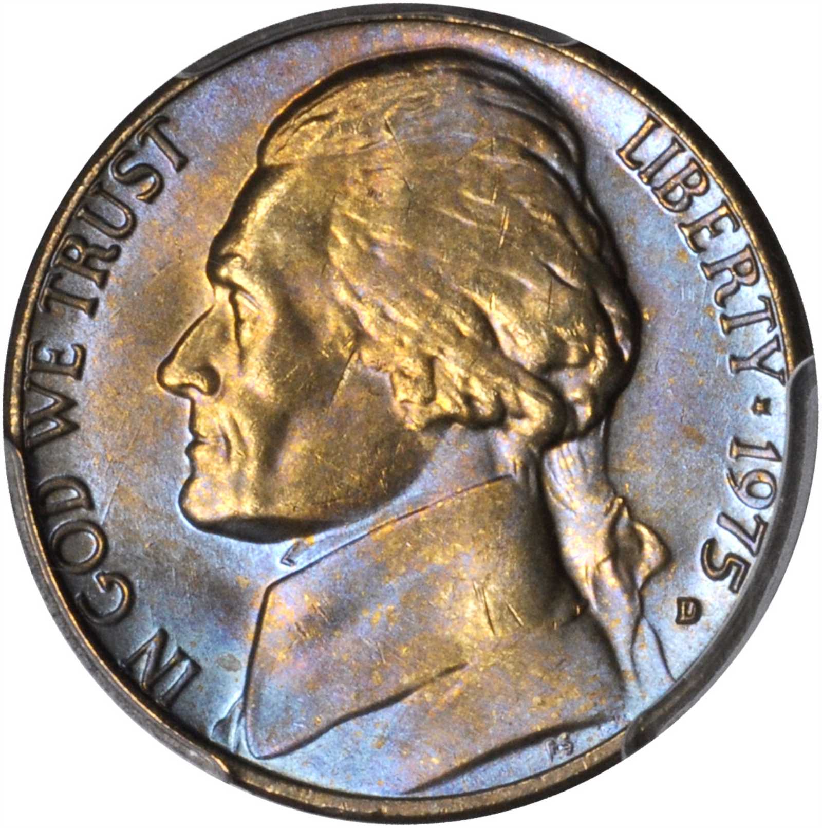 image for: 1975-D Jefferson Nickel. MS-65 (PCGS).