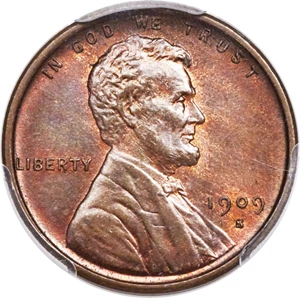 image for: 1909-S 1C VDB MS66 Brown PCGS....