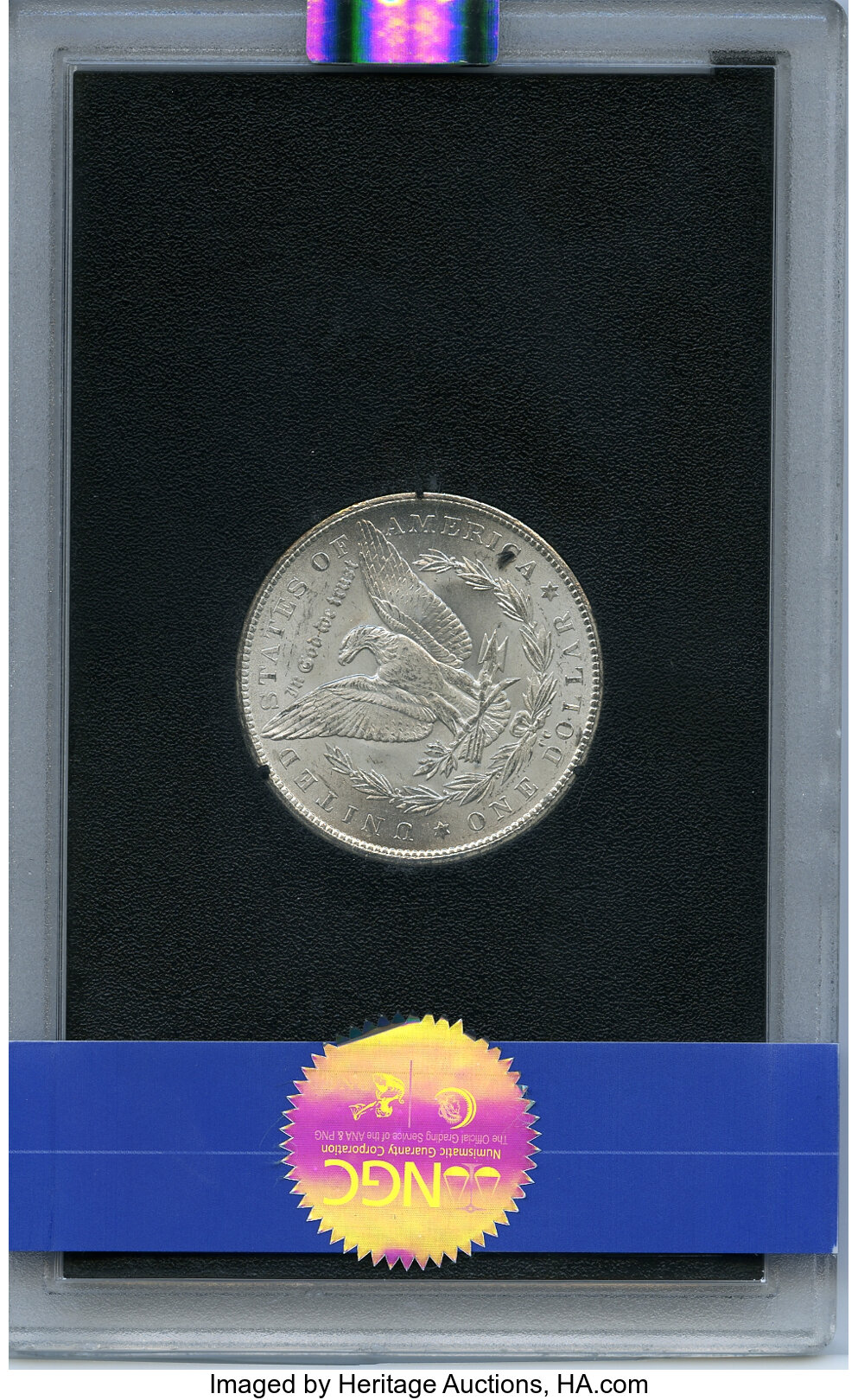 1879-CC $1  GSA Hoard, Hard package, Capped Die MS63 CAC thumbnail 15