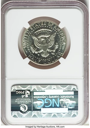 image for: 1965 50C SMS MS68 Cameo NGC....