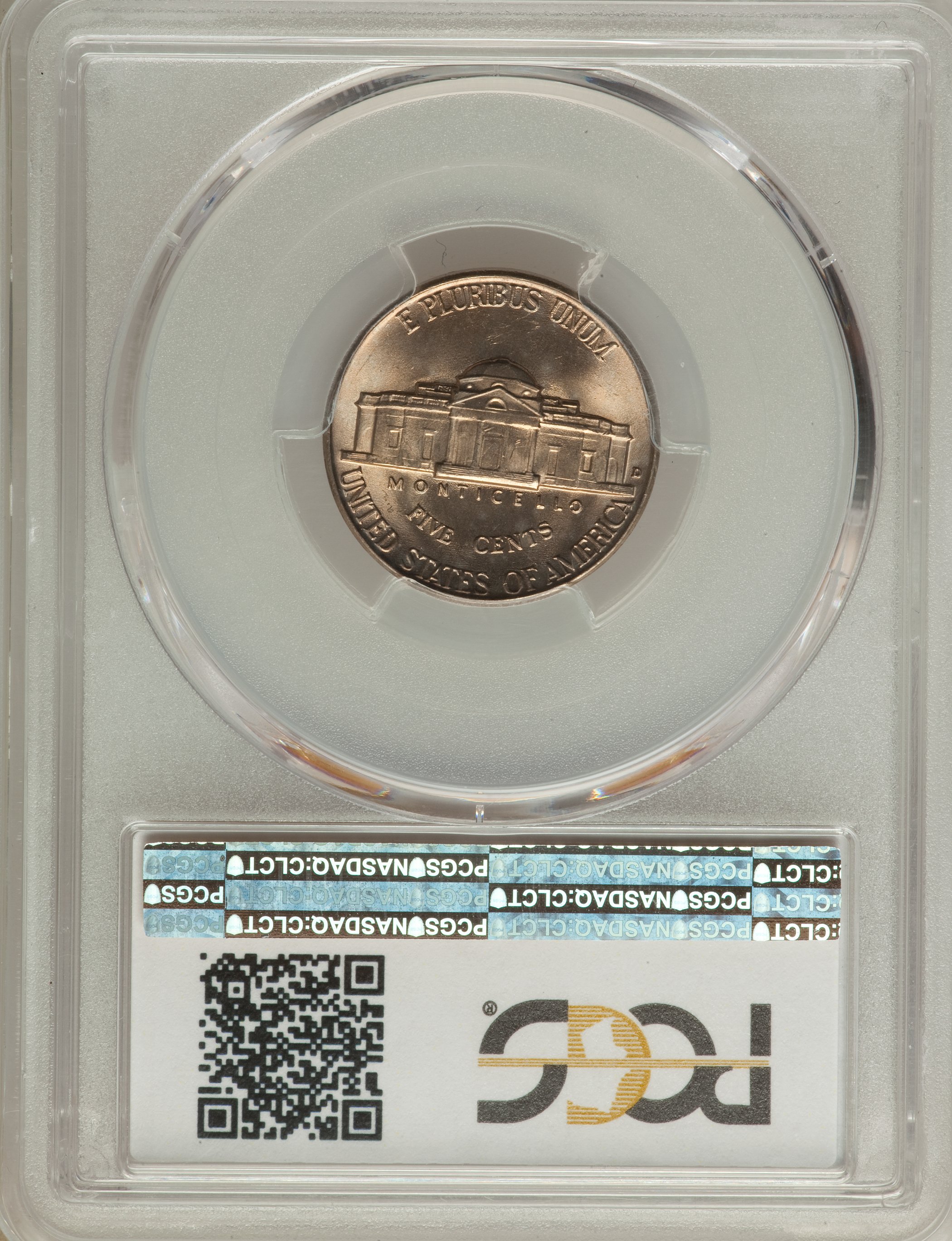 1939-D 5c Reverse of 1938 XF40 thumbnail 14