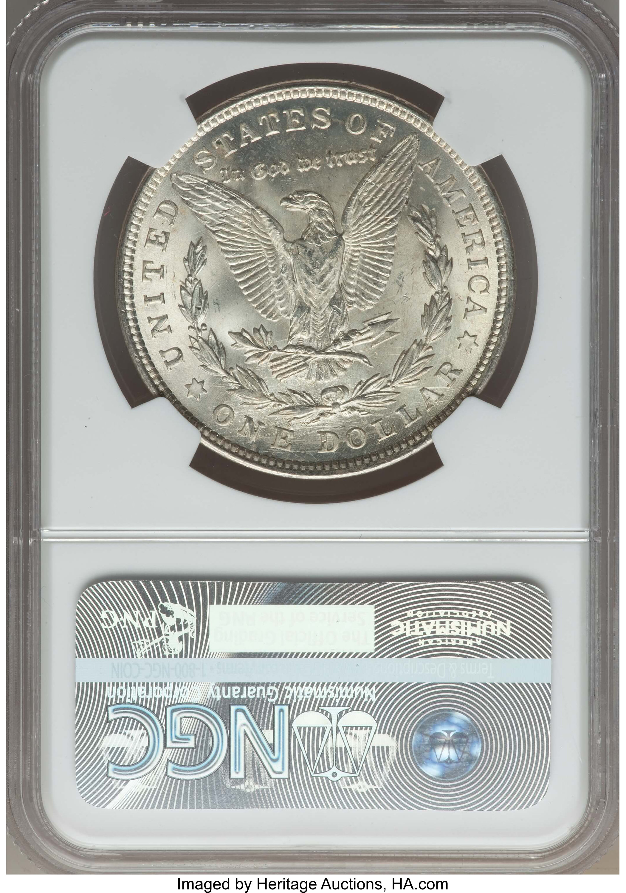 1921 $1  Morgan, Pitted Reverse, VAM-41A MS64 thumbnail 18