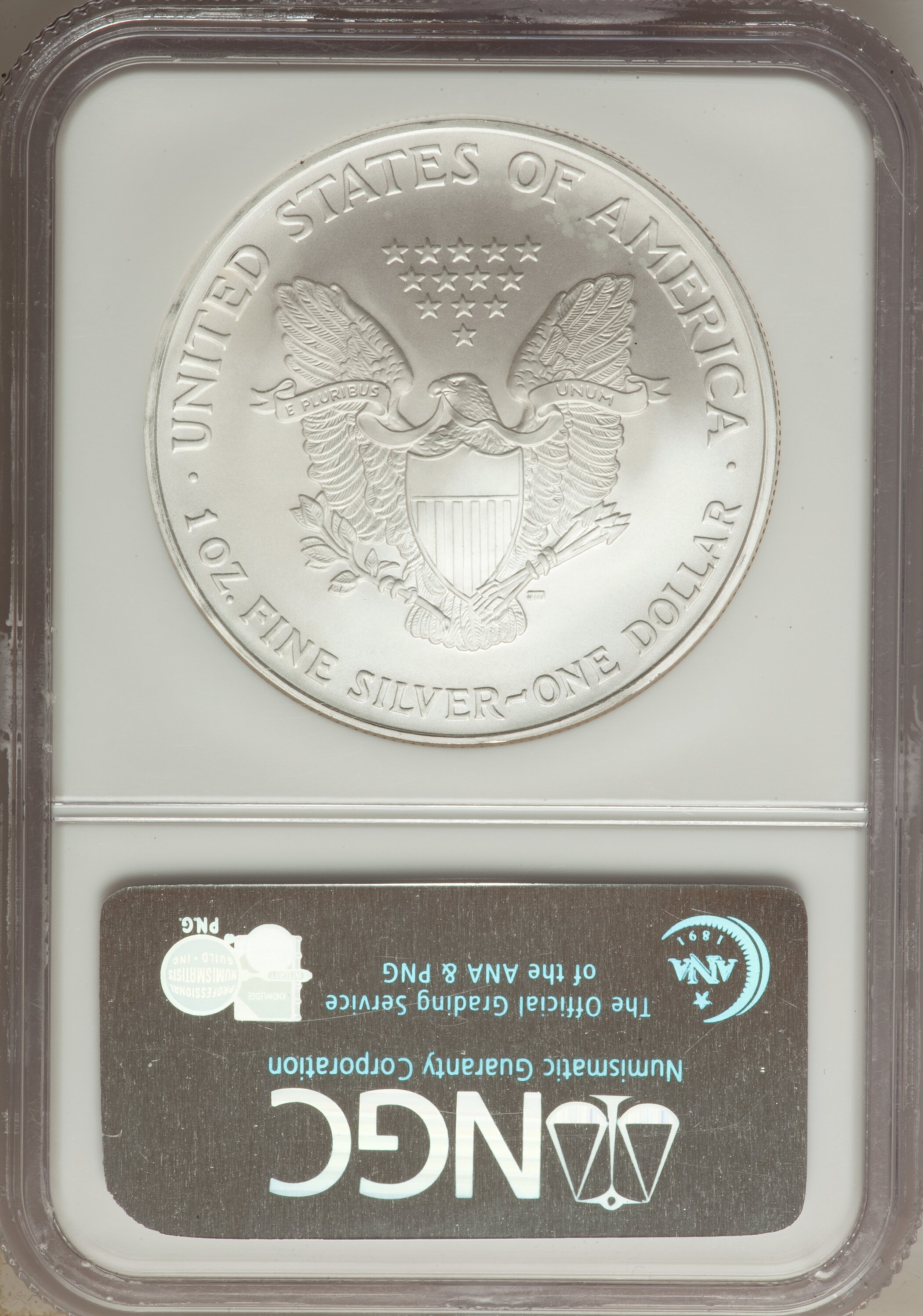 2005 $1  Silver Eagle MS63 CAC thumbnail 4