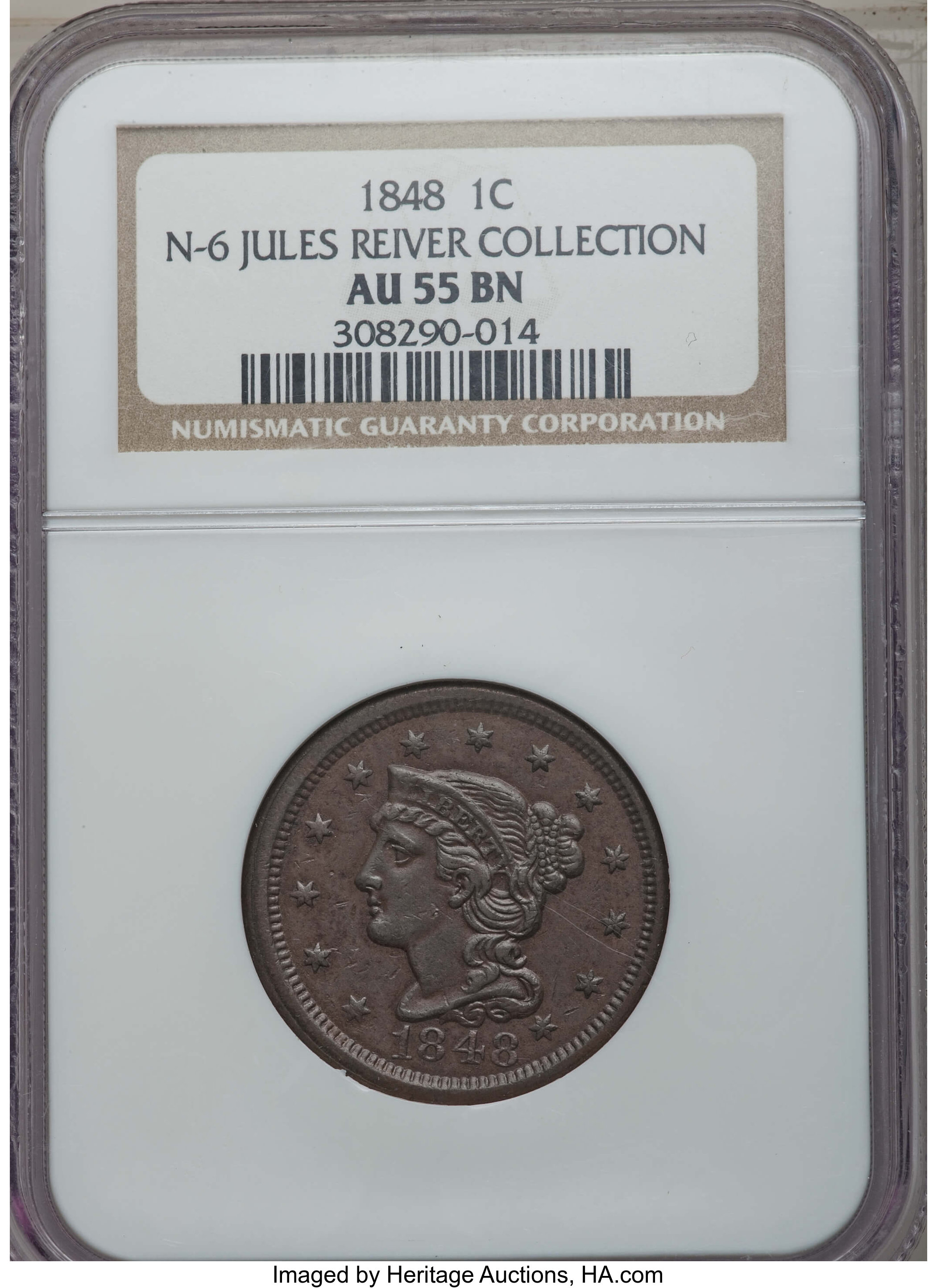 1817 1c 13 Stars MS BN G4 BN CAC thumbnail 4