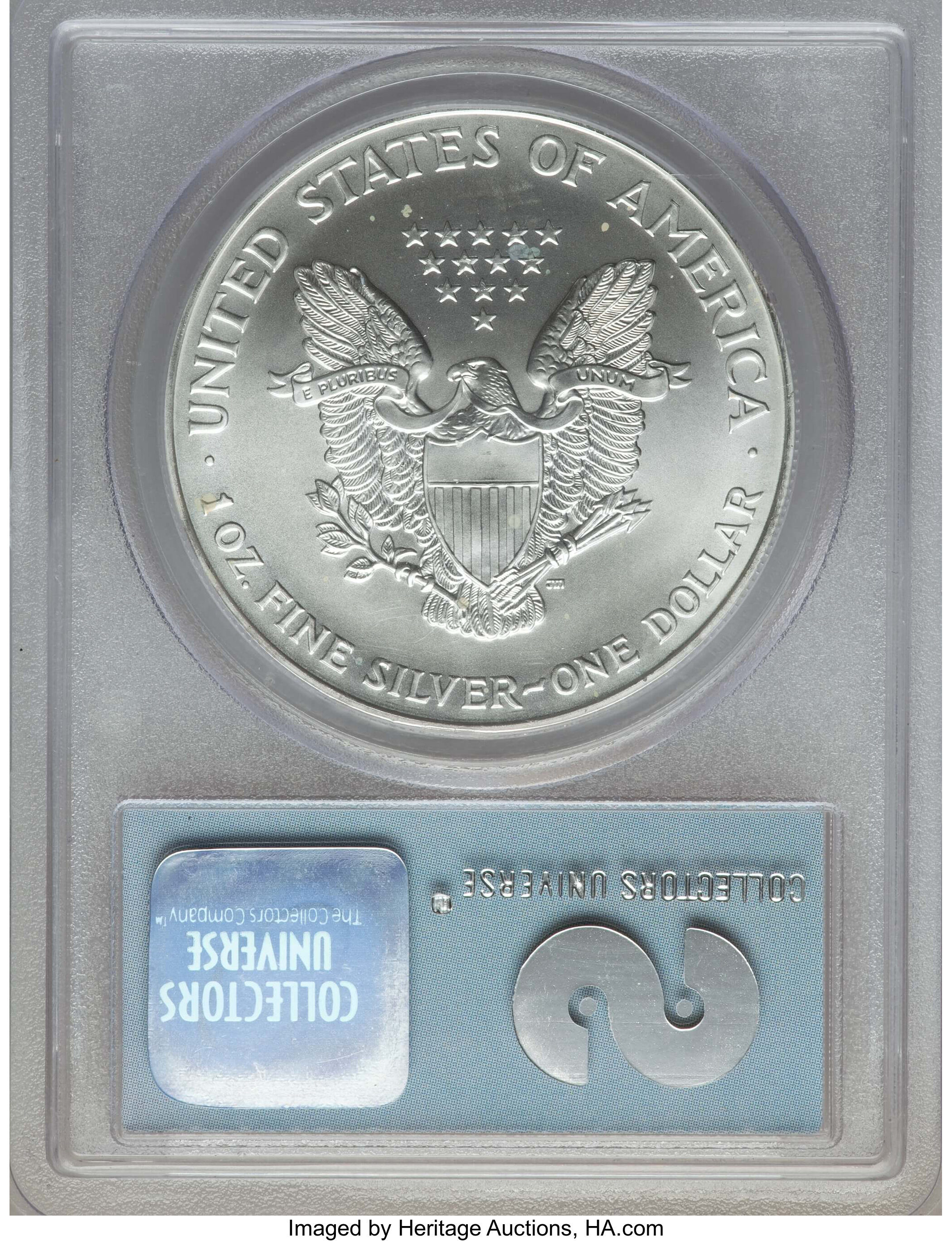 2000 $1  Silver Eagle MS63 thumbnail 18