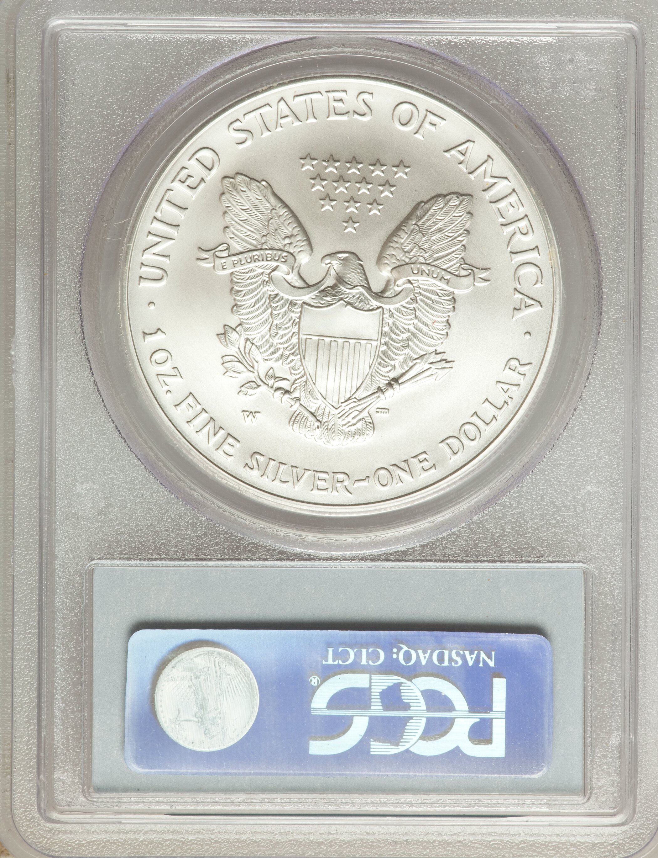 2006-W $1  Silver Eagle, Burnished MS69 CAC thumbnail 24