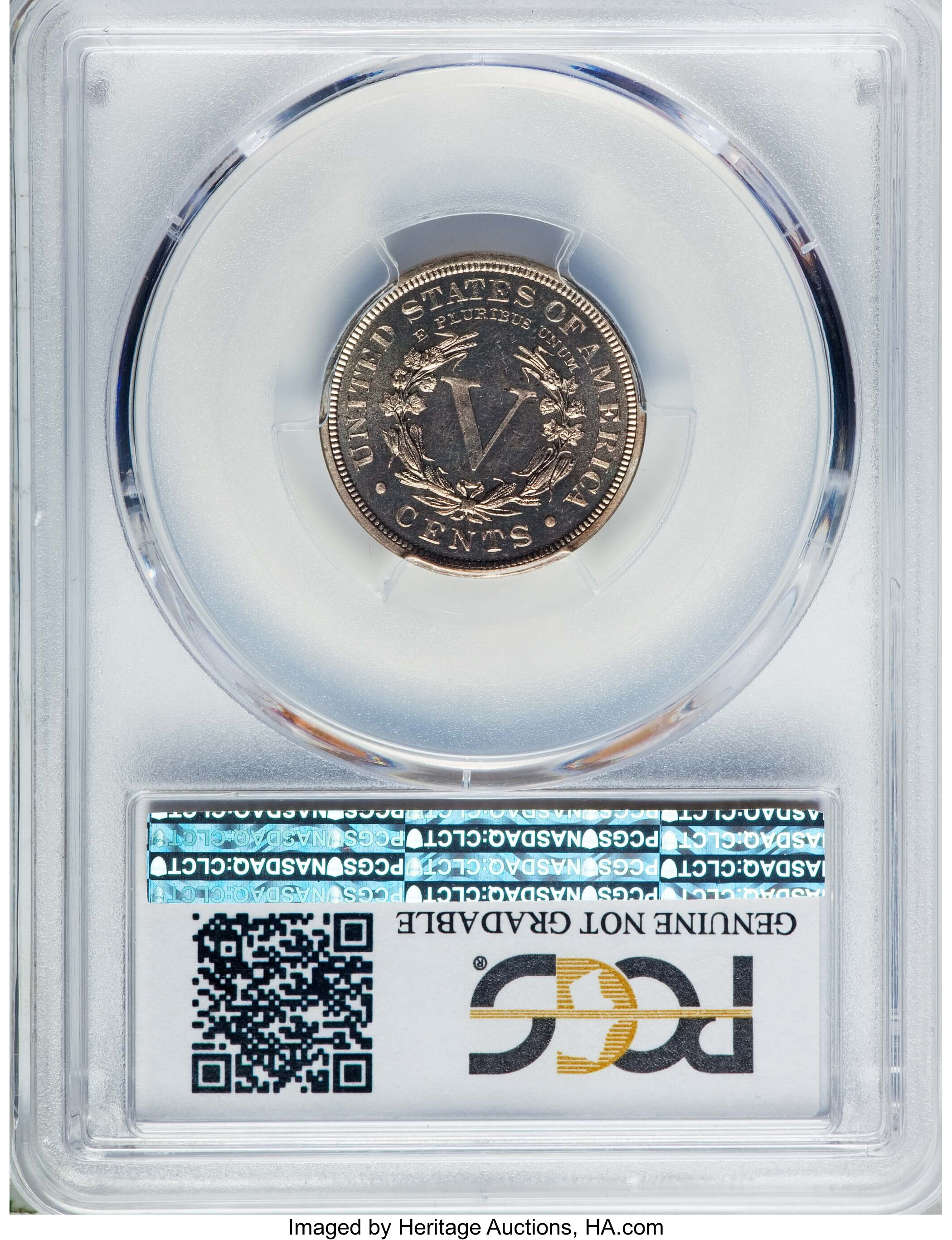 1912 5c AU53 thumbnail 2
