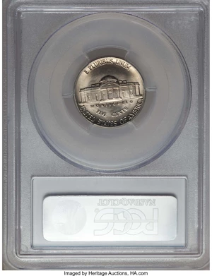 image for: 1982-D 5C MS67 PCGS. PCGS Population: (4/0). NGC Census: (2/0). Mintage 373,726,528. ...