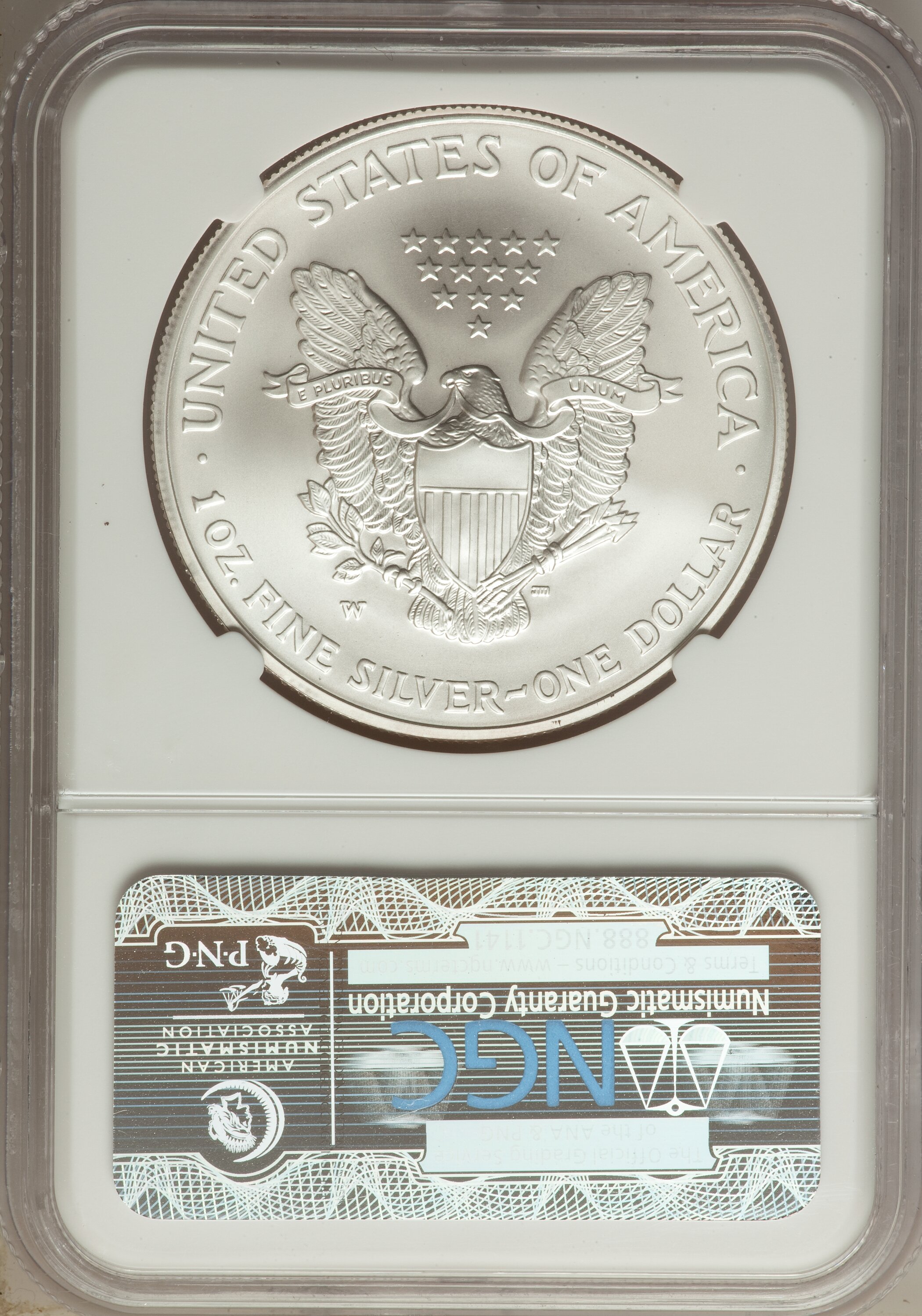 2006-W $1  Silver Eagle, Burnished MS69 CAC thumbnail 22