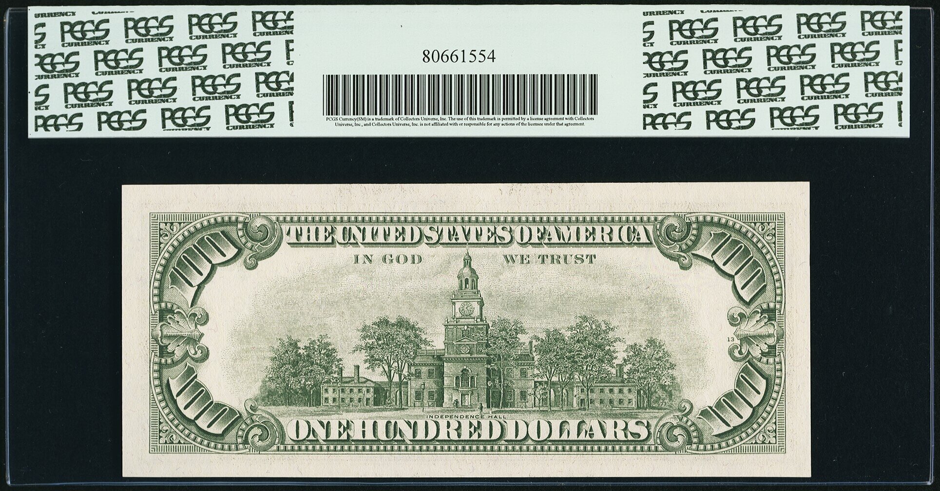 image for: Fr. 2166-F* $100 1969C Federal Reserve Star Note. PCGS Gem New 66PPQ....