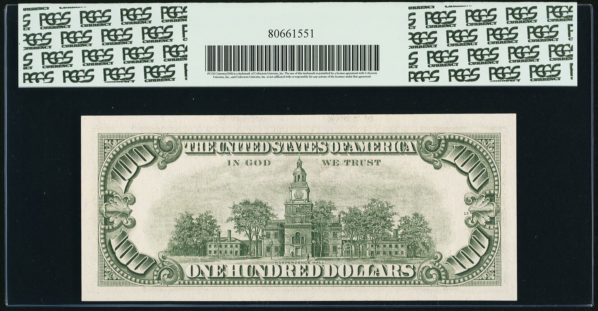 image for: Fr. 2166-F* $100 1969C Federal Reserve Star Note. PCGS Gem New 66PPQ....