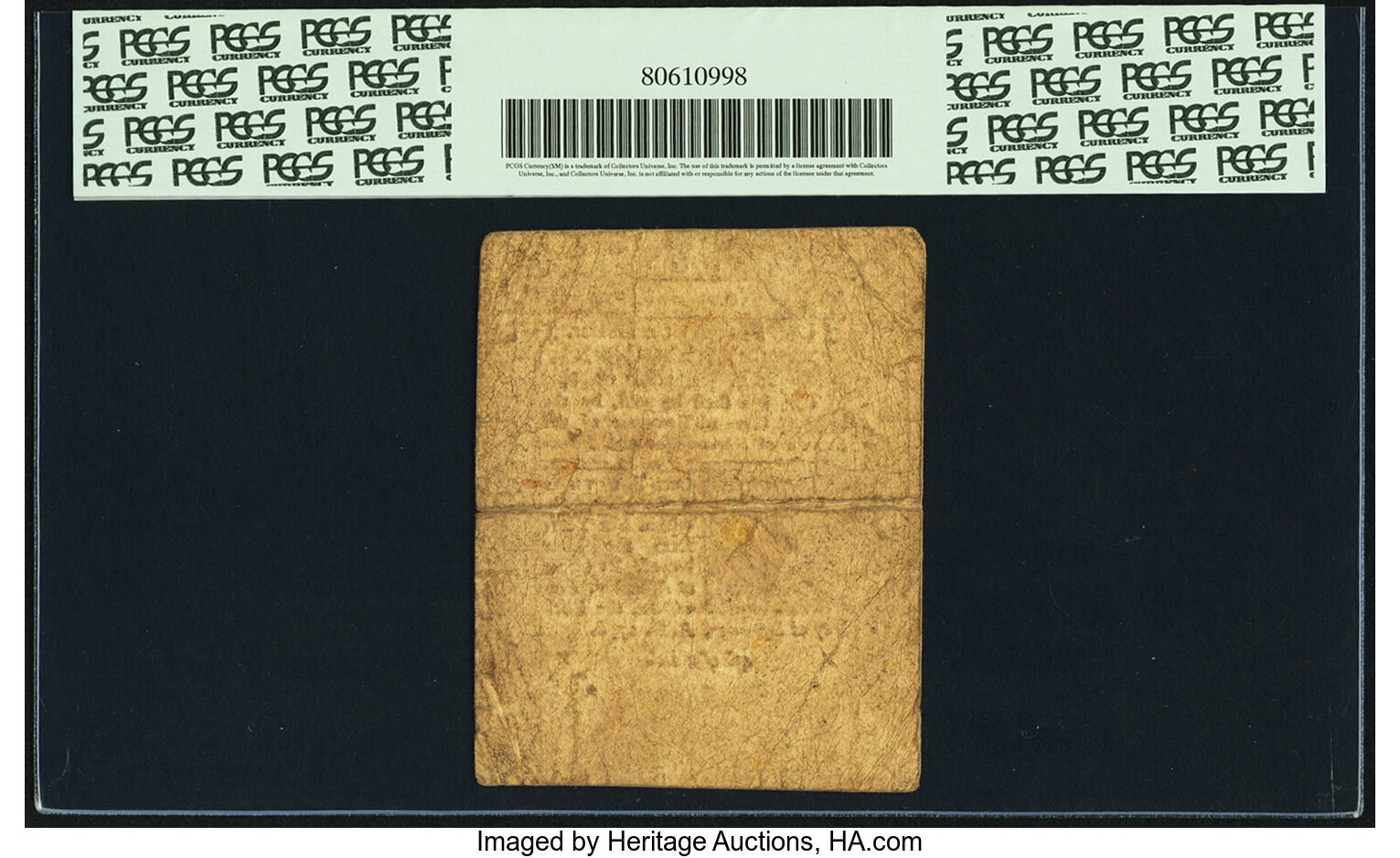 image for: Rhode Island September 5, 1776 $1/4 Fr. RI-243. PCGS Fine 15 Apparent....