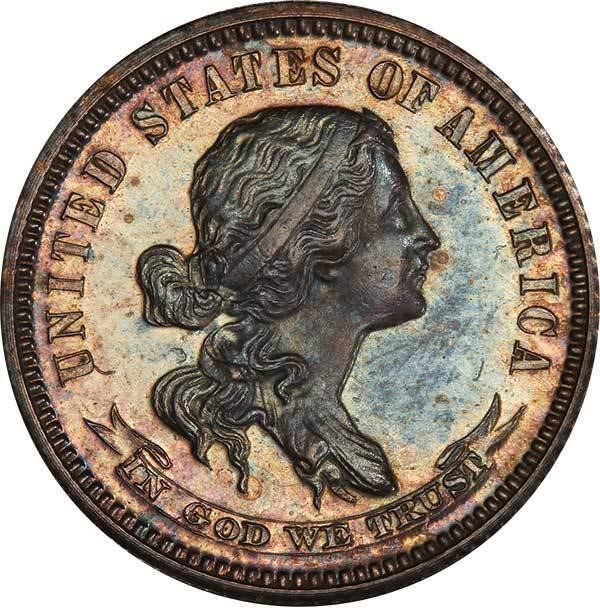 image for: 10C 1870 J-849 PCGS PR64+ CAC EX SIMPSON