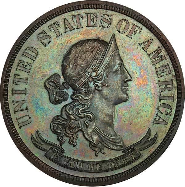 image for: 50C 1870 J-954 PCGS PR64+ BN EX SIMPSON
