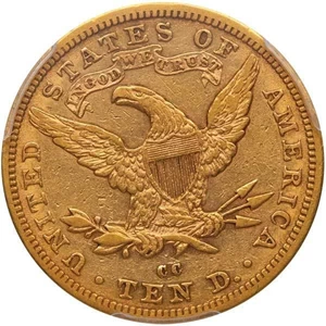 image for: $10 1882-CC PCGS XF45