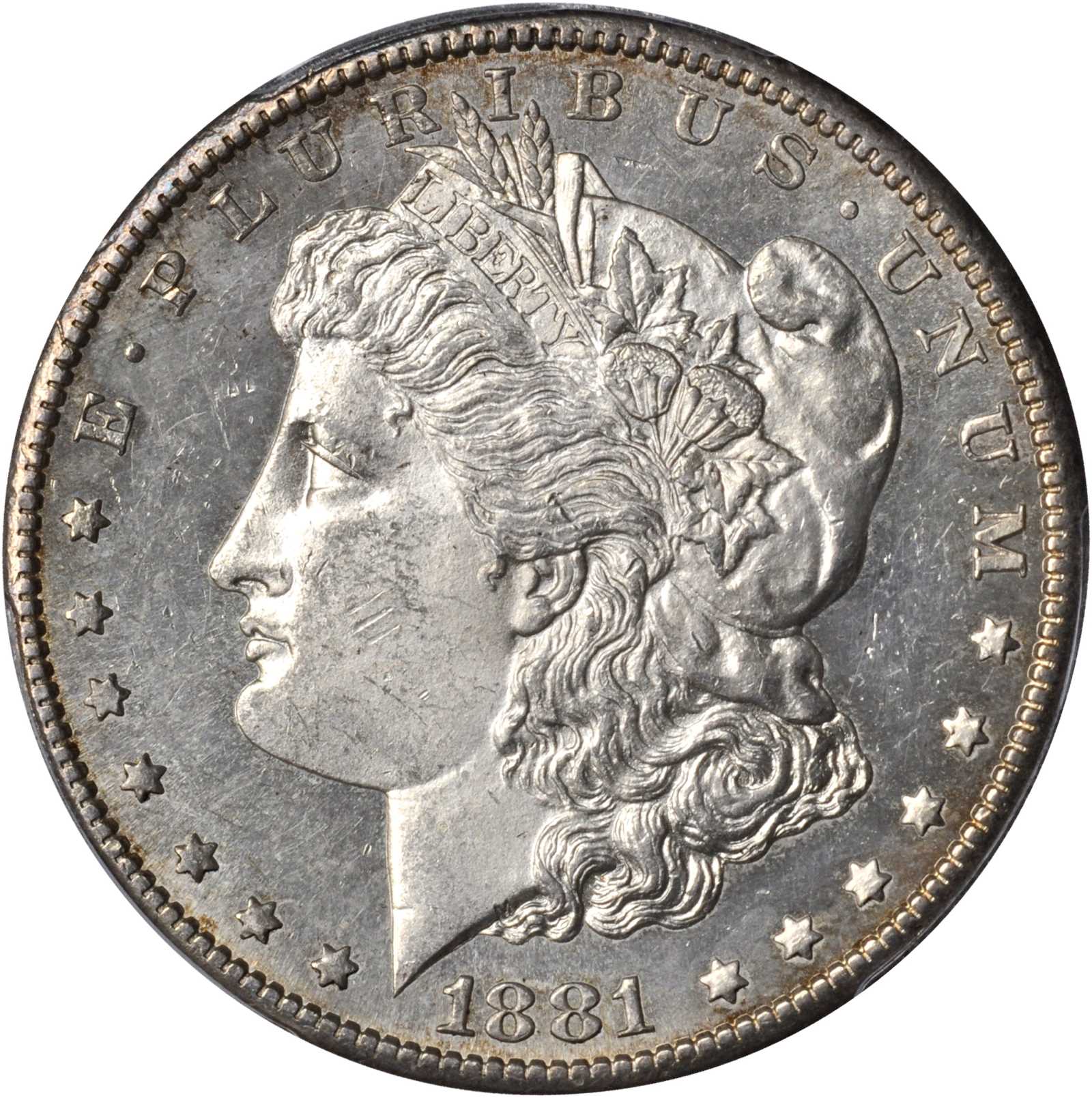 1881-S Morgan Silver Dollar. MS-63 DMPL (PCGS).