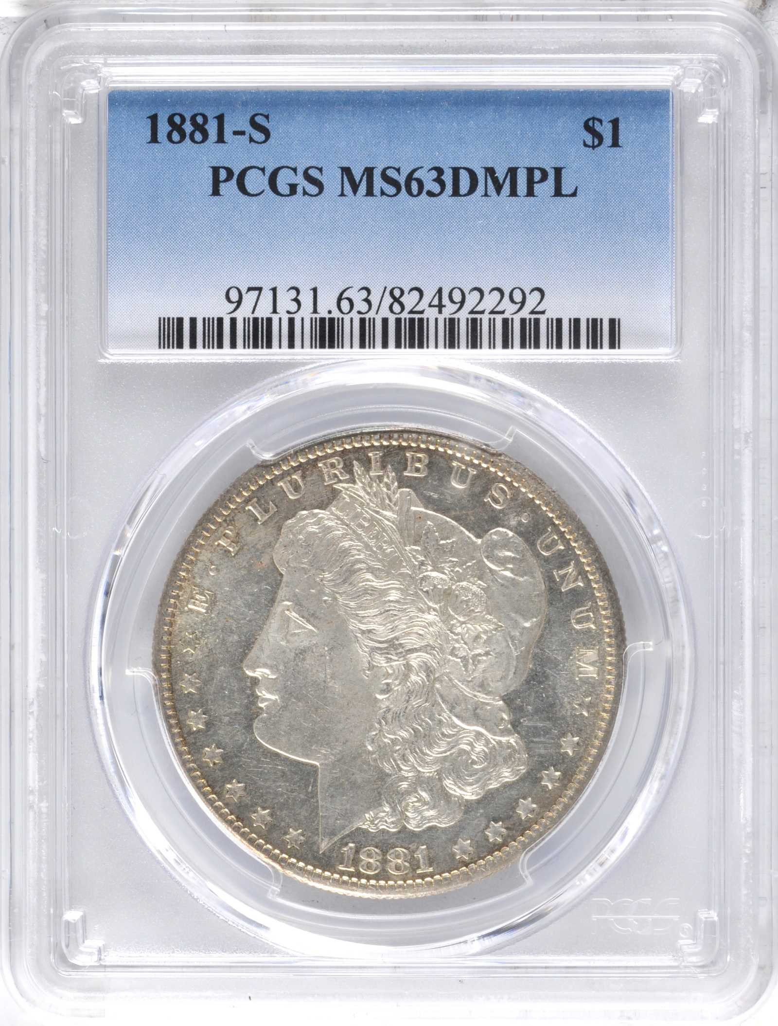 1881-S $1  MS DMPL MS60 DMPL thumbnail 10