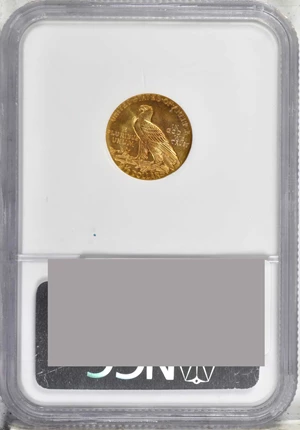 image for: 1925-D Indian Quarter Eagle. MS-66 (NGC).