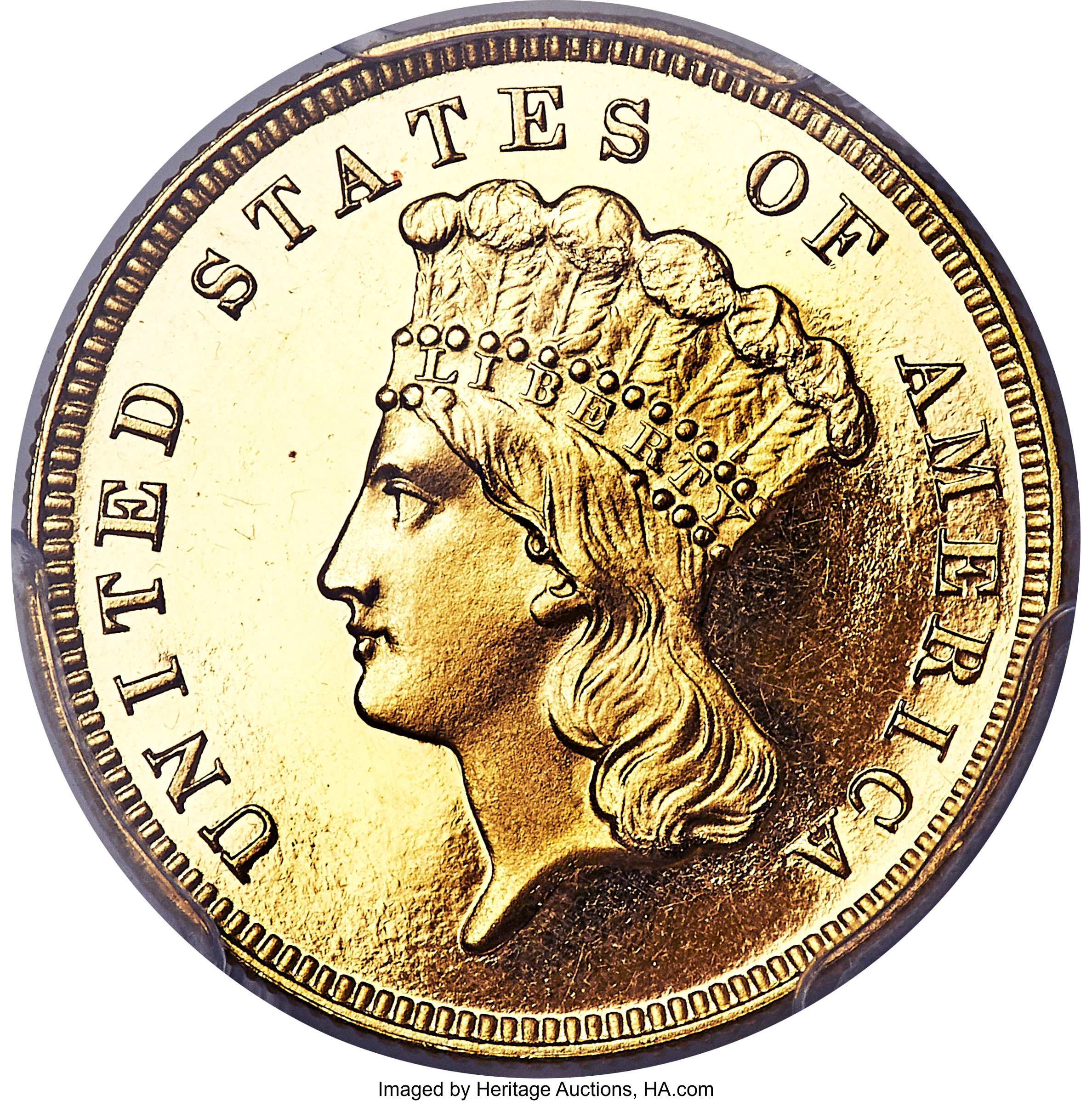 image for: 1886 $3 PR65+ Deep Cameo PCGS. JD-1, R.4. CAC....