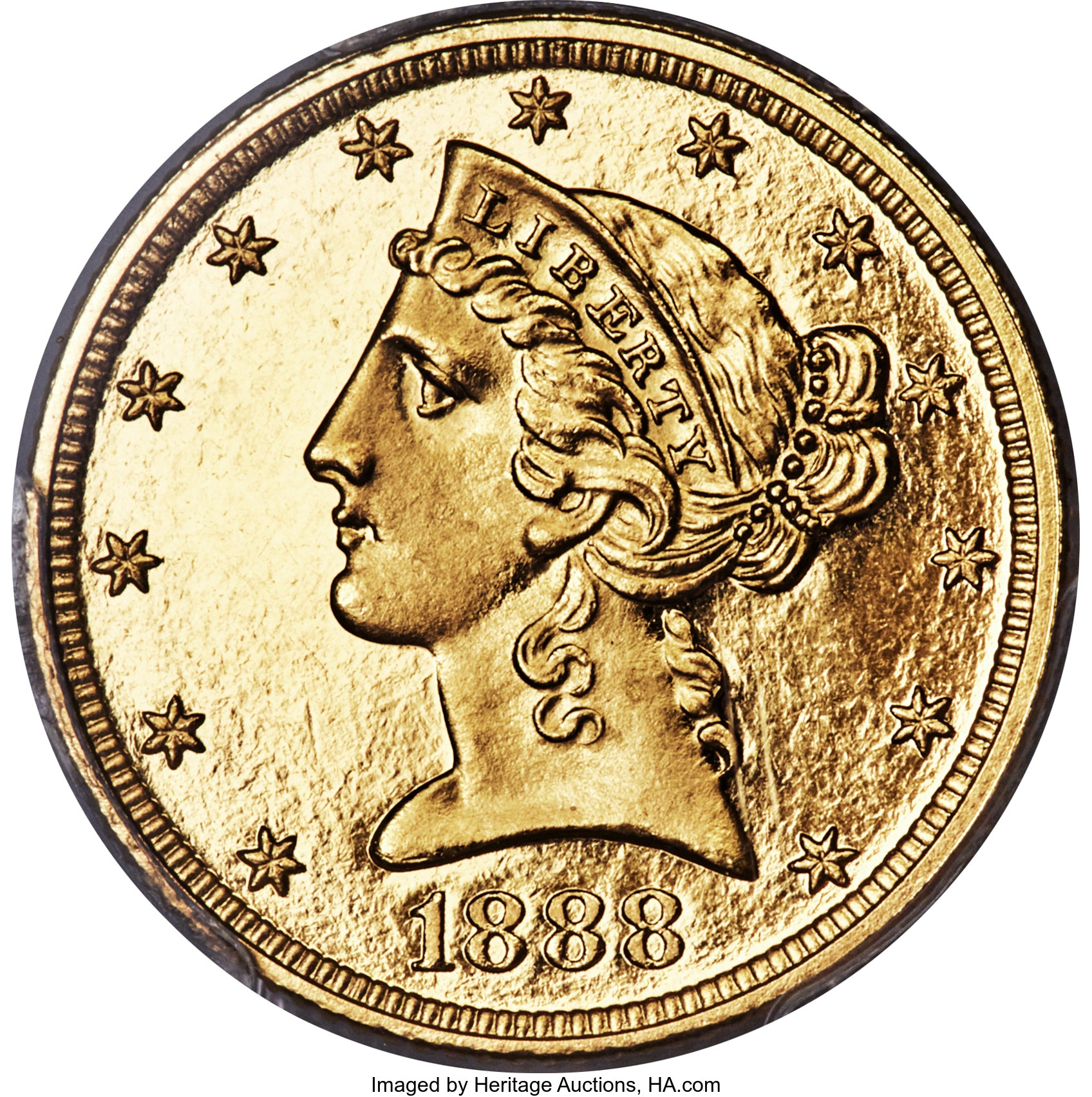 image for: 1888 $5 PR67 Deep Cameo PCGS. JD-1, High R.5. CAC....