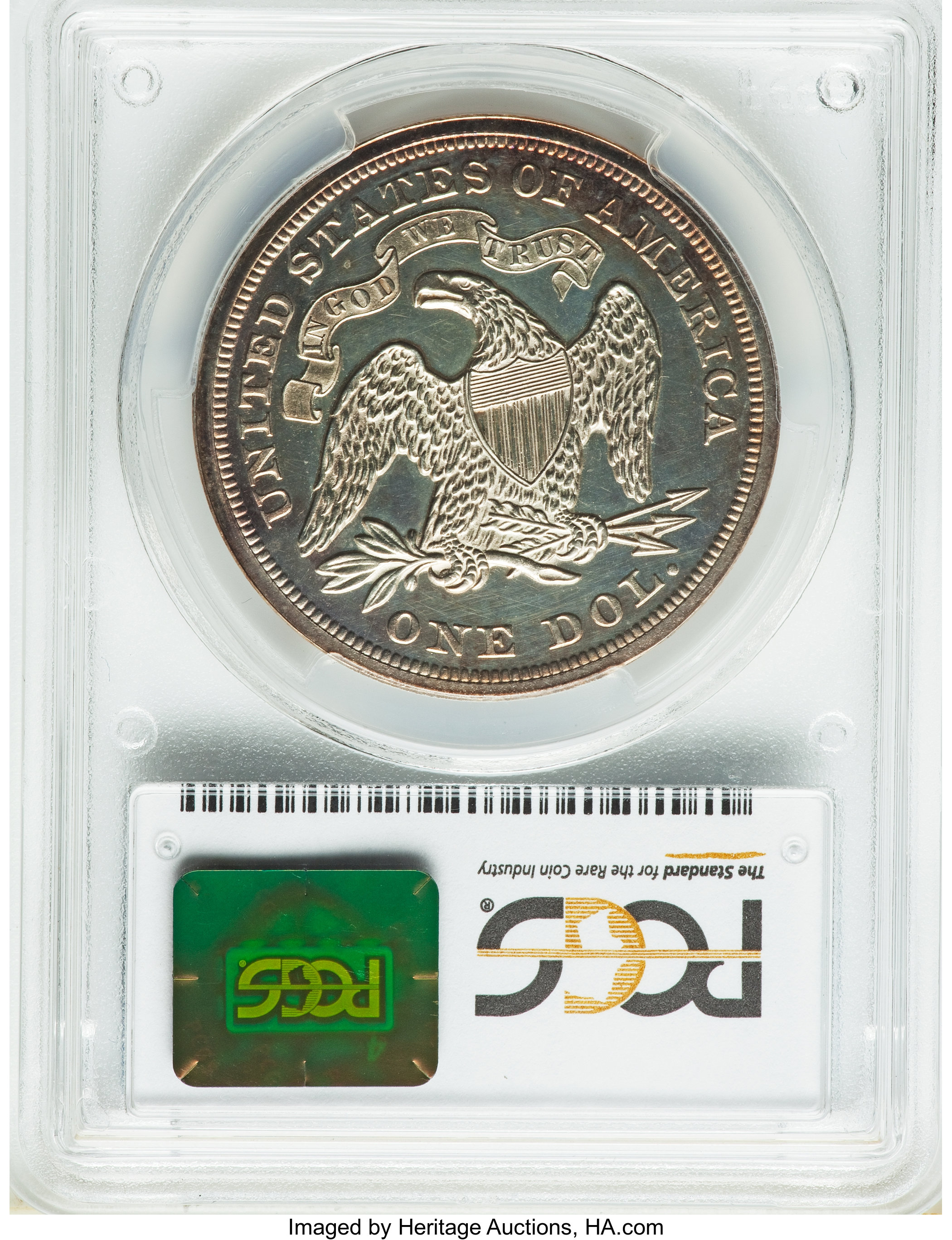 image for: 1871 $1 Dollar, Judd-1127, Pollock-1263, R.8, PR63 PCGS....