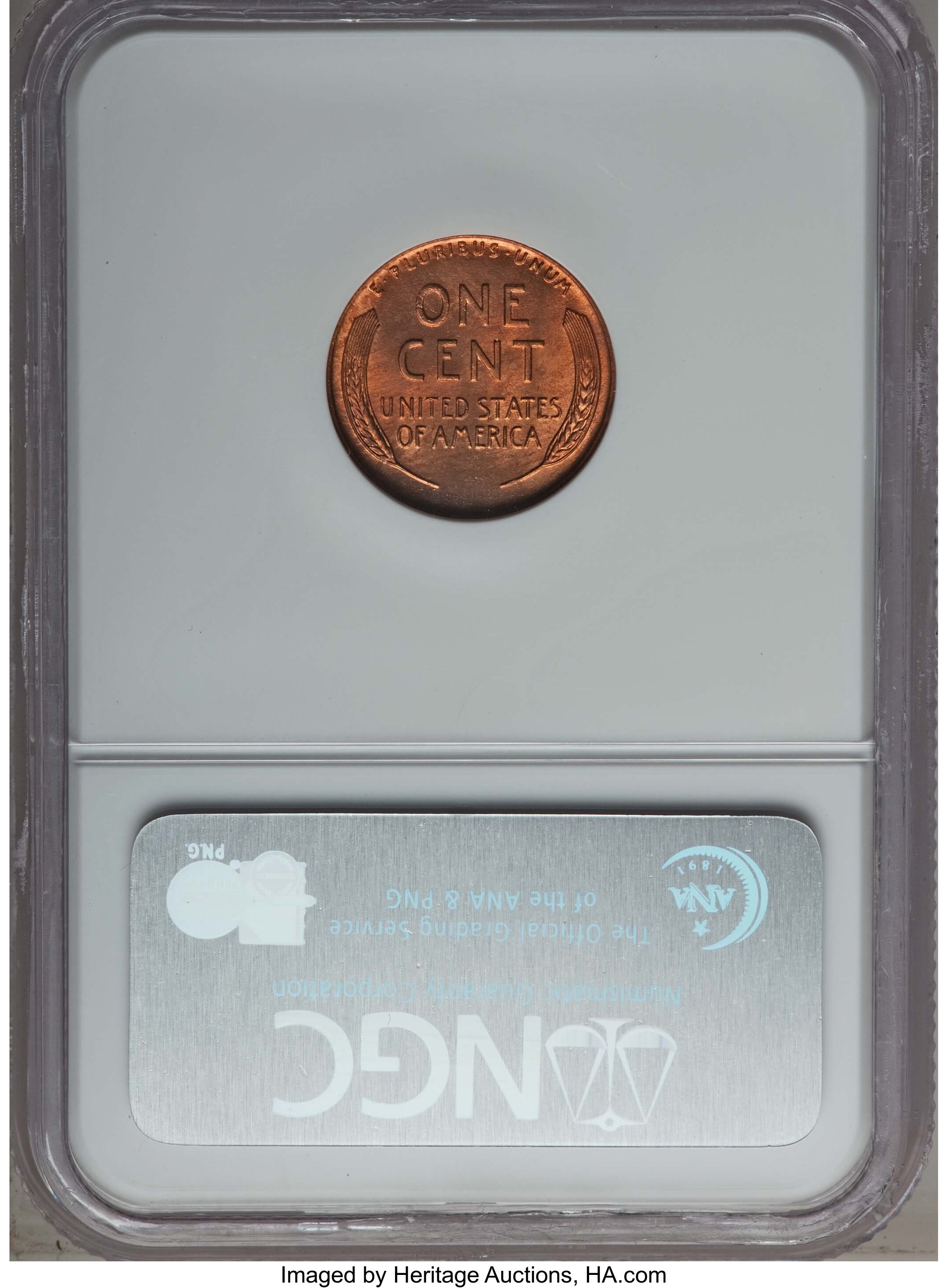 1947 1c Doubled Die Obverse, FS-101 MS RD MS65 RD thumbnail 2