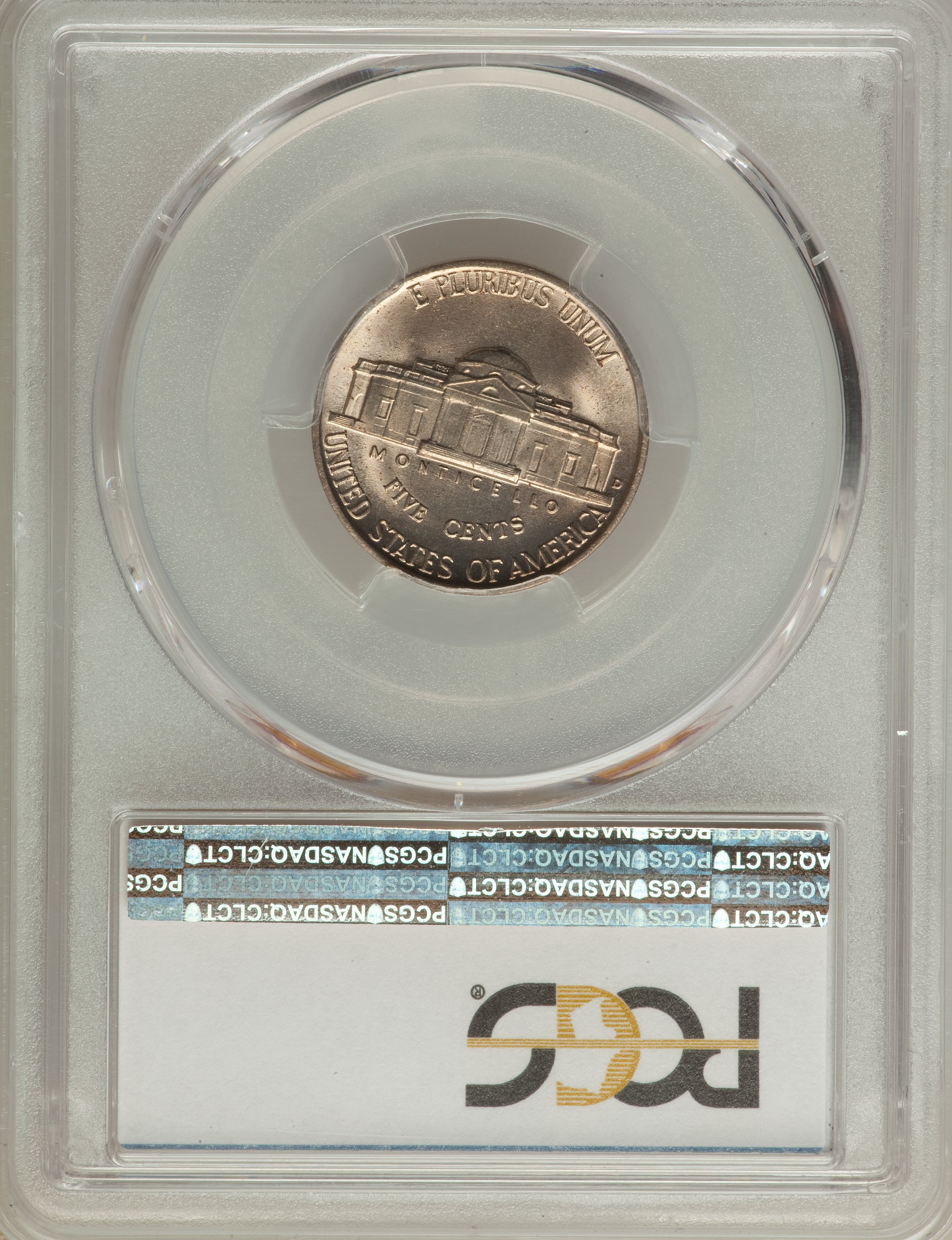 1939-D 5c Reverse of 1938 XF40 thumbnail 16