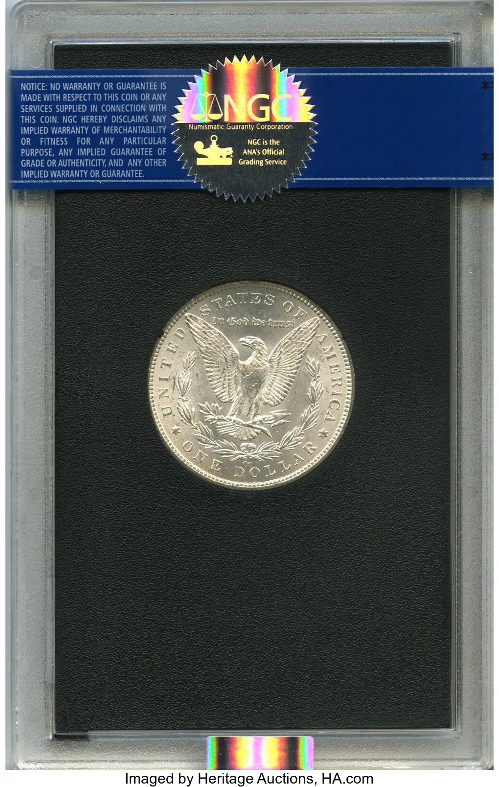 1882 CC GSA Hoard, Hard package One Dollar MS Values | Greysheet