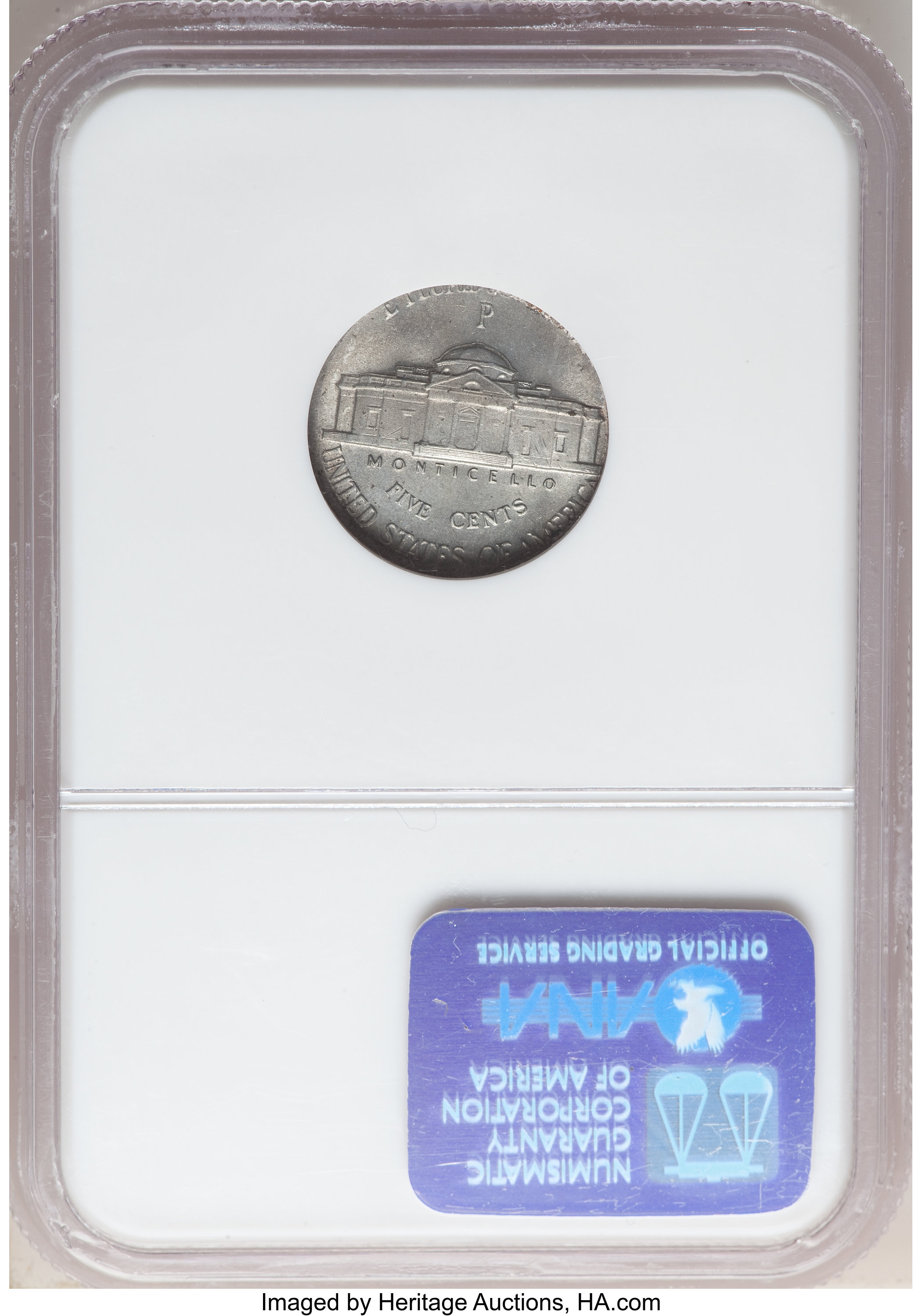1943-P 5c Silver MS60 CAC thumbnail 10