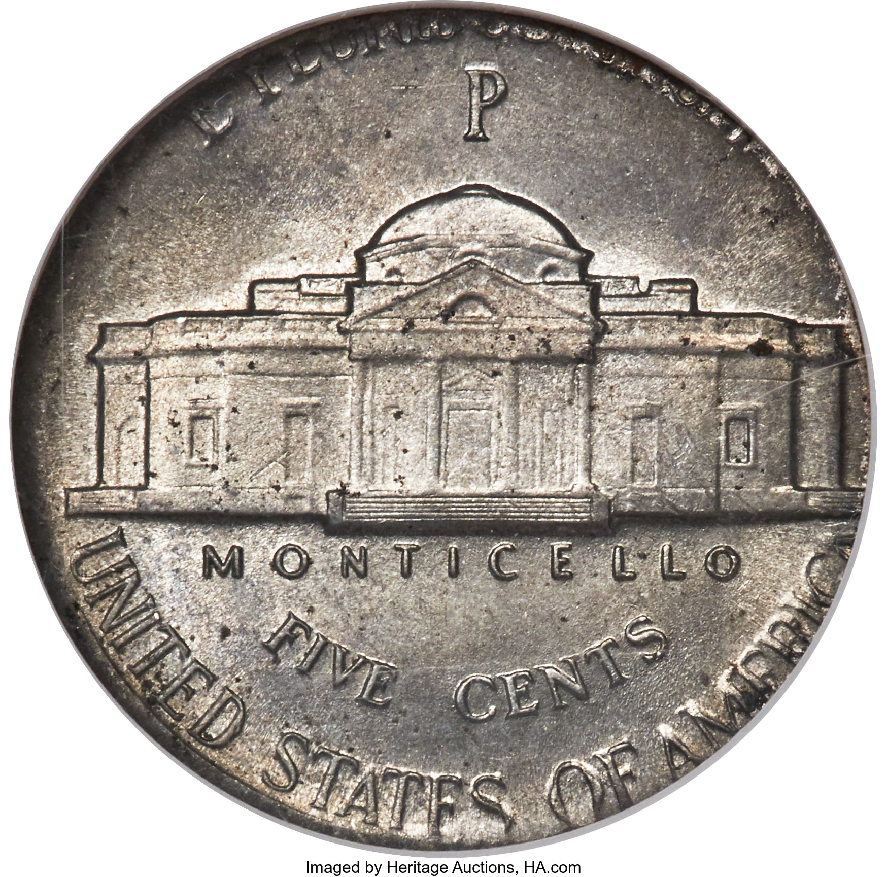 1943-P 5c Silver MS60 CAC thumbnail 11