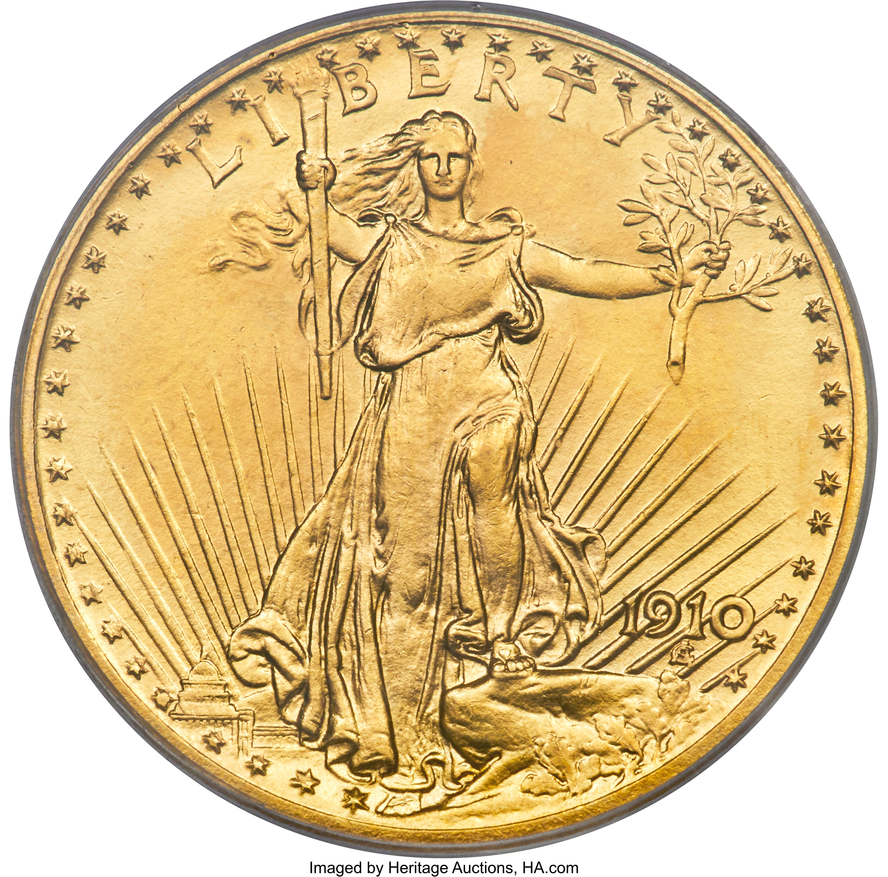 image for: 1910 $20 PR63 PCGS. JD-1, R.5....