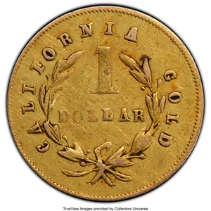 image for: 1870 $1 Liberty Round 1 Dollar, BG-1203, Low R.5, XF45 PCGS. PCGS Population: (3/44 and 0/0+). NGC Census: (1/7 and 0/0+). ...