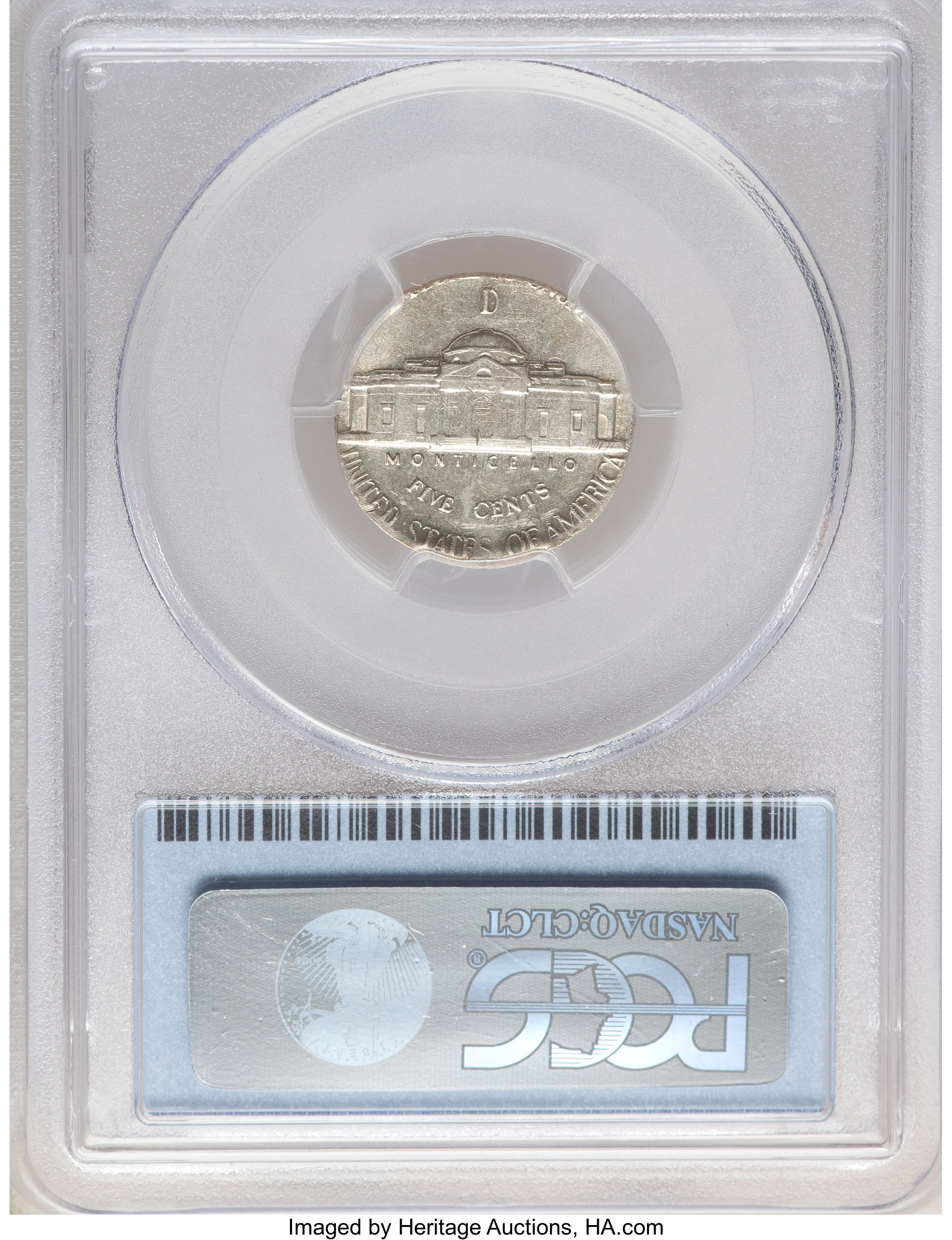 1944-D 5c Silver MS61 CAC thumbnail 7