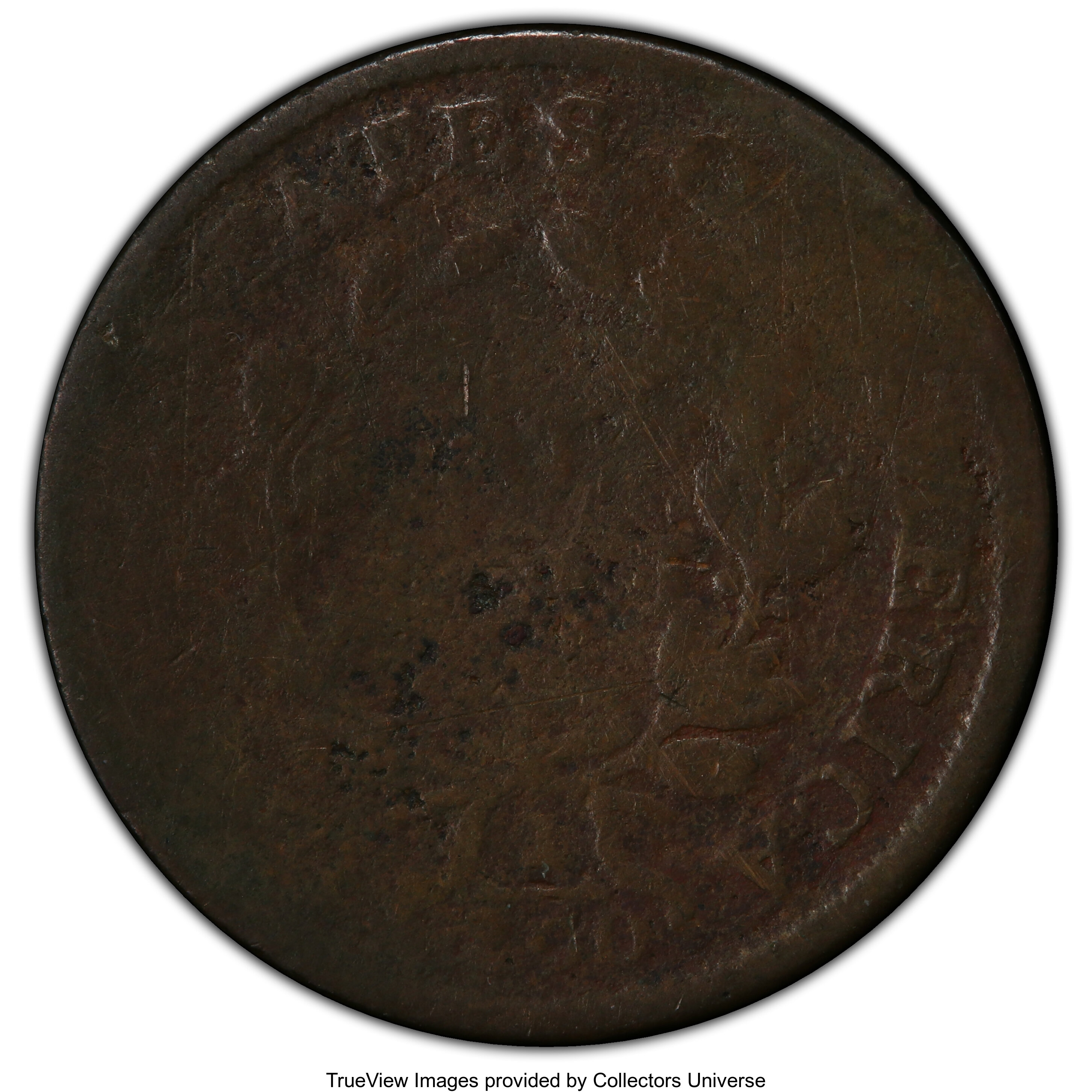 1805 1/2c Small 5, Stems, C-3 MS BN AG3 BN thumbnail 3