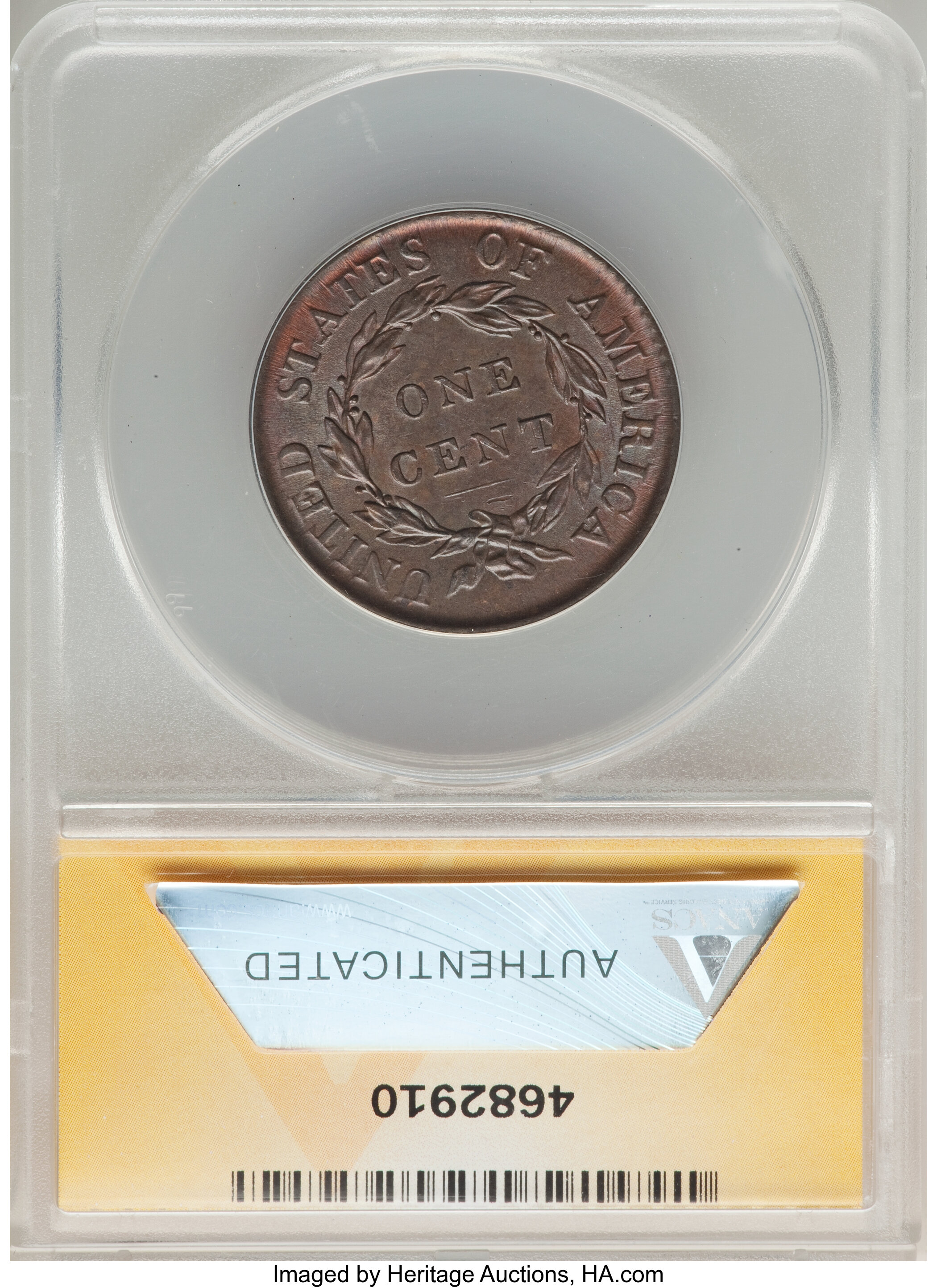 1818 1c MS BN MS60 BN thumbnail 2