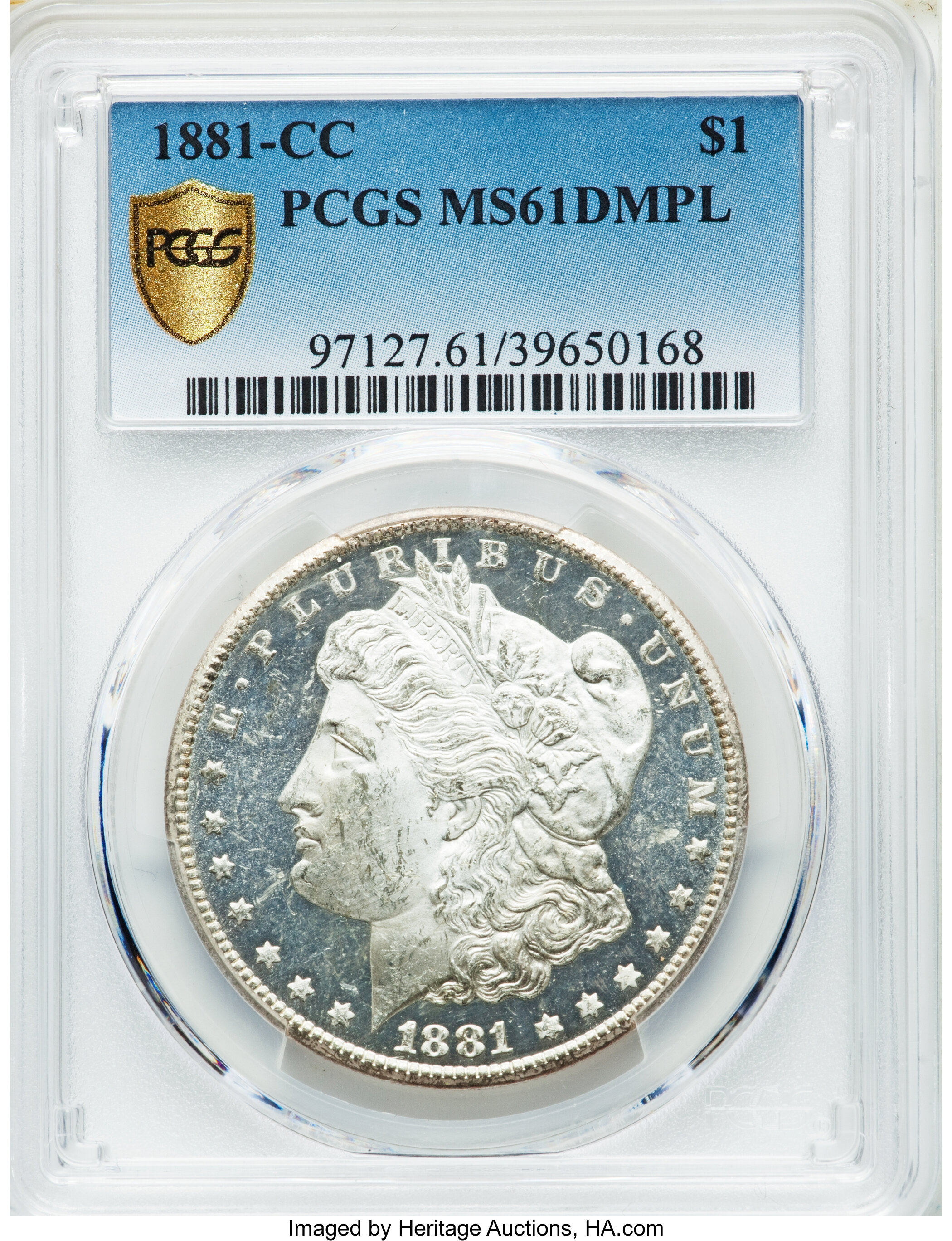 1881-CC $1  MS DMPL MS61 DMPL CAC thumbnail 4
