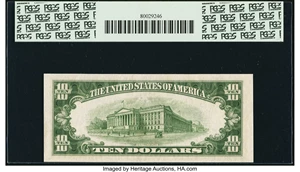 image for: Fr. 2011-G* $10 1950A Federal Reserve Star Note. PCGS Very Choice New 64....