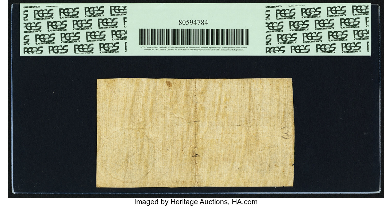 image for: Georgia 1777 No Resolution Date $11 Floating Jugs Fr. GA-90. PCGS Very Fine 25 Apparent....