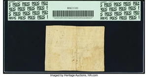 image for: Georgia June 8, 1777 $1/2 Fr. GA-99. PCGS Very Fine 35 Apparent....