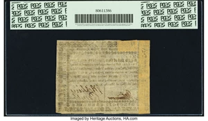 image for: Virginia March 1, 1781 $150 Thin Paper. Fr. VA-206a. PCGS Extremely Fine 40 Apparent....