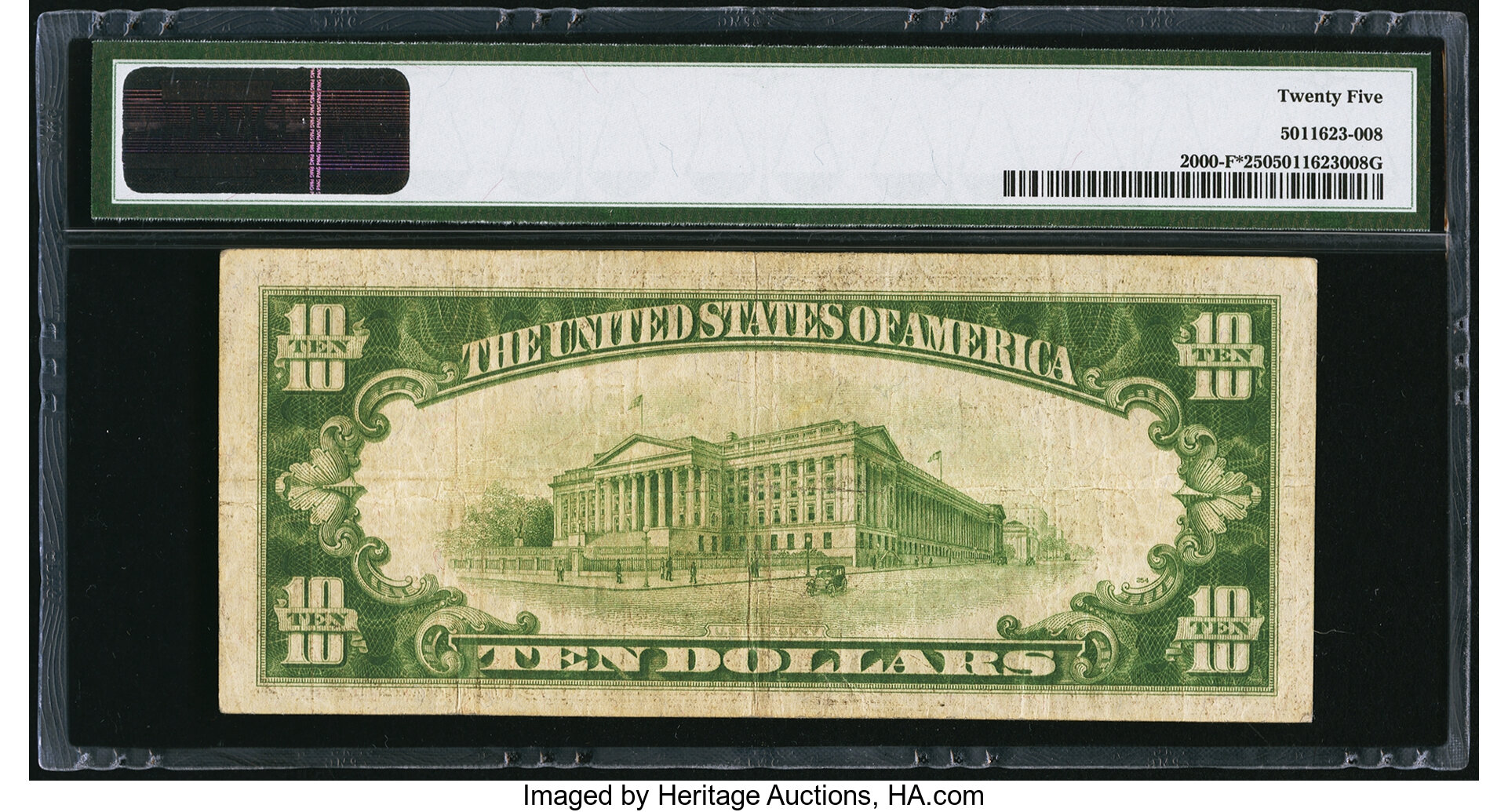 image for: Fr. 2000-F* $10 1928 Federal Reserve Note. PMG Very Fine 25....
