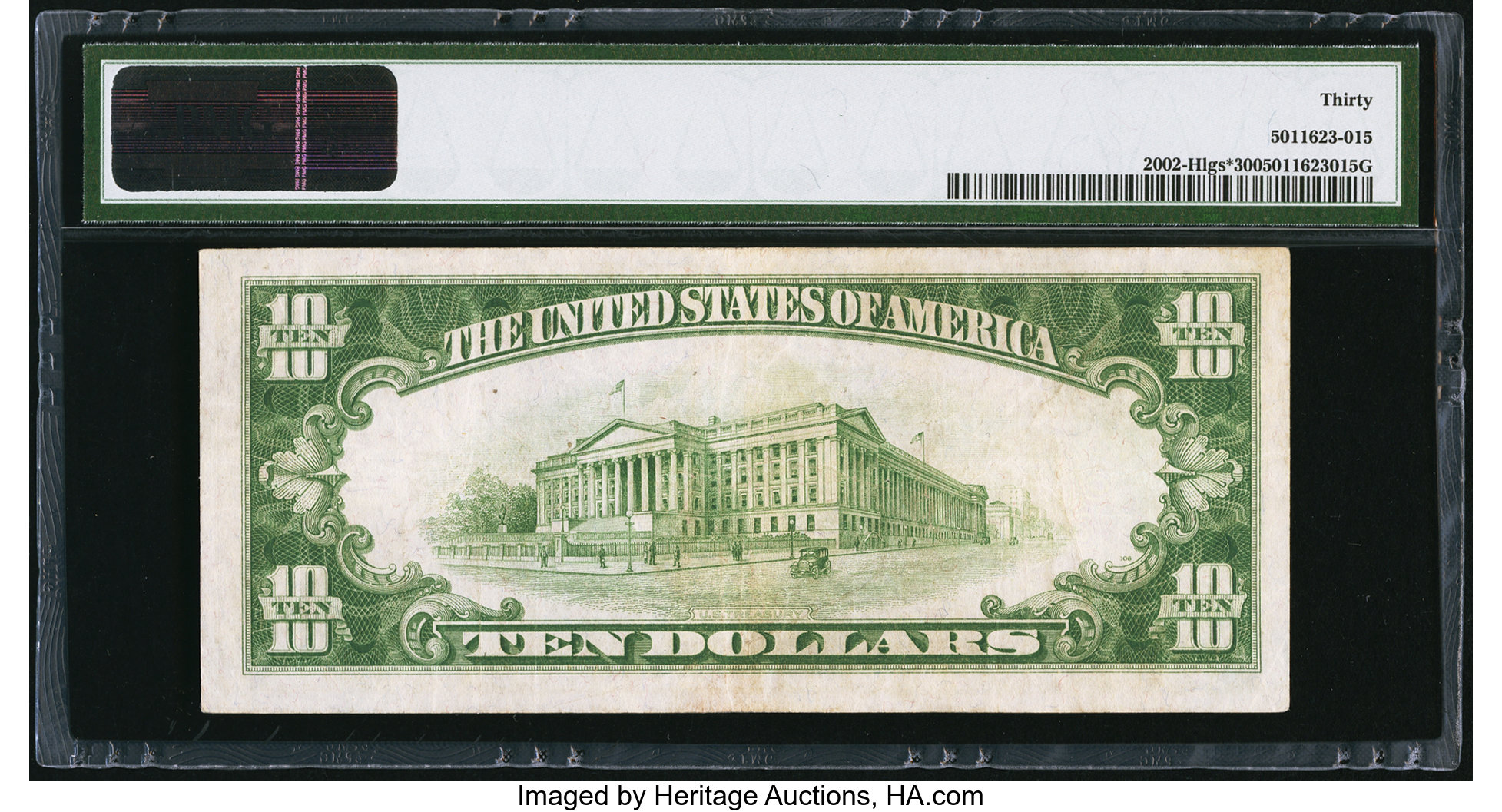 image for: Fr. 2002-H* $10 1928B Light Green Seal Federal Reserve Note. PMG Very Fine 30....