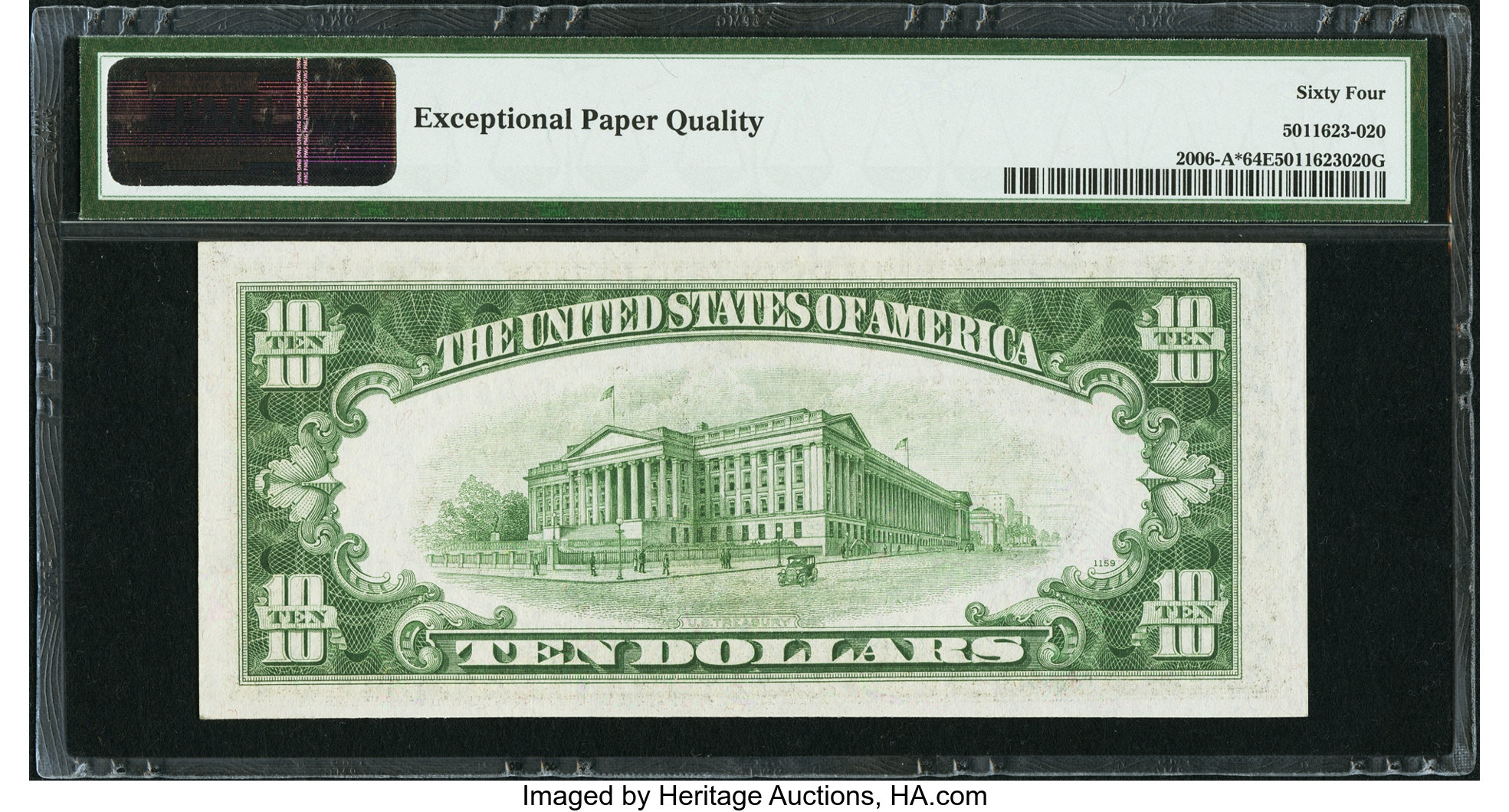 image for: Fr. 2006-A* $10 1934A Federal Reserve Note. PMG Choice Uncirculated 64 EPQ....