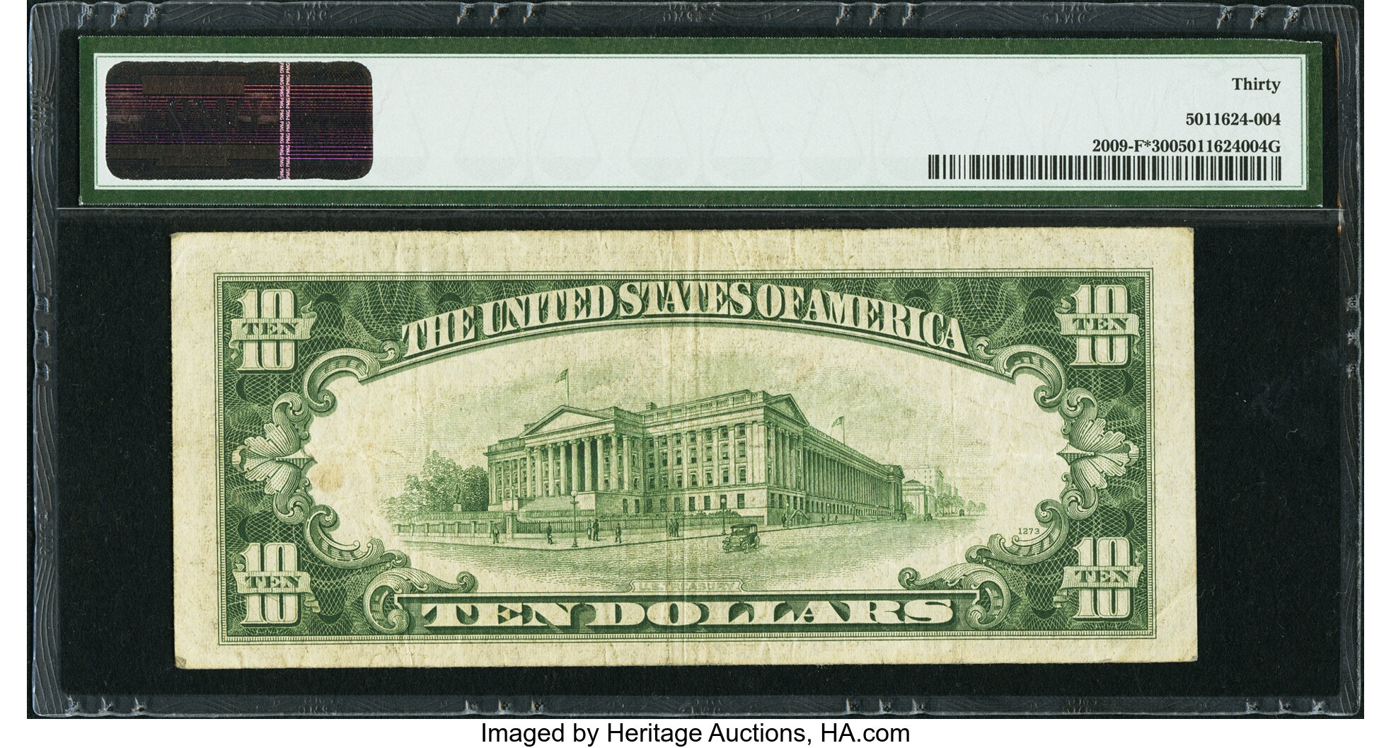 image for: Fr. 2009-F* $10 1934D Federal Reserve Note. PMG Very Fine 30....